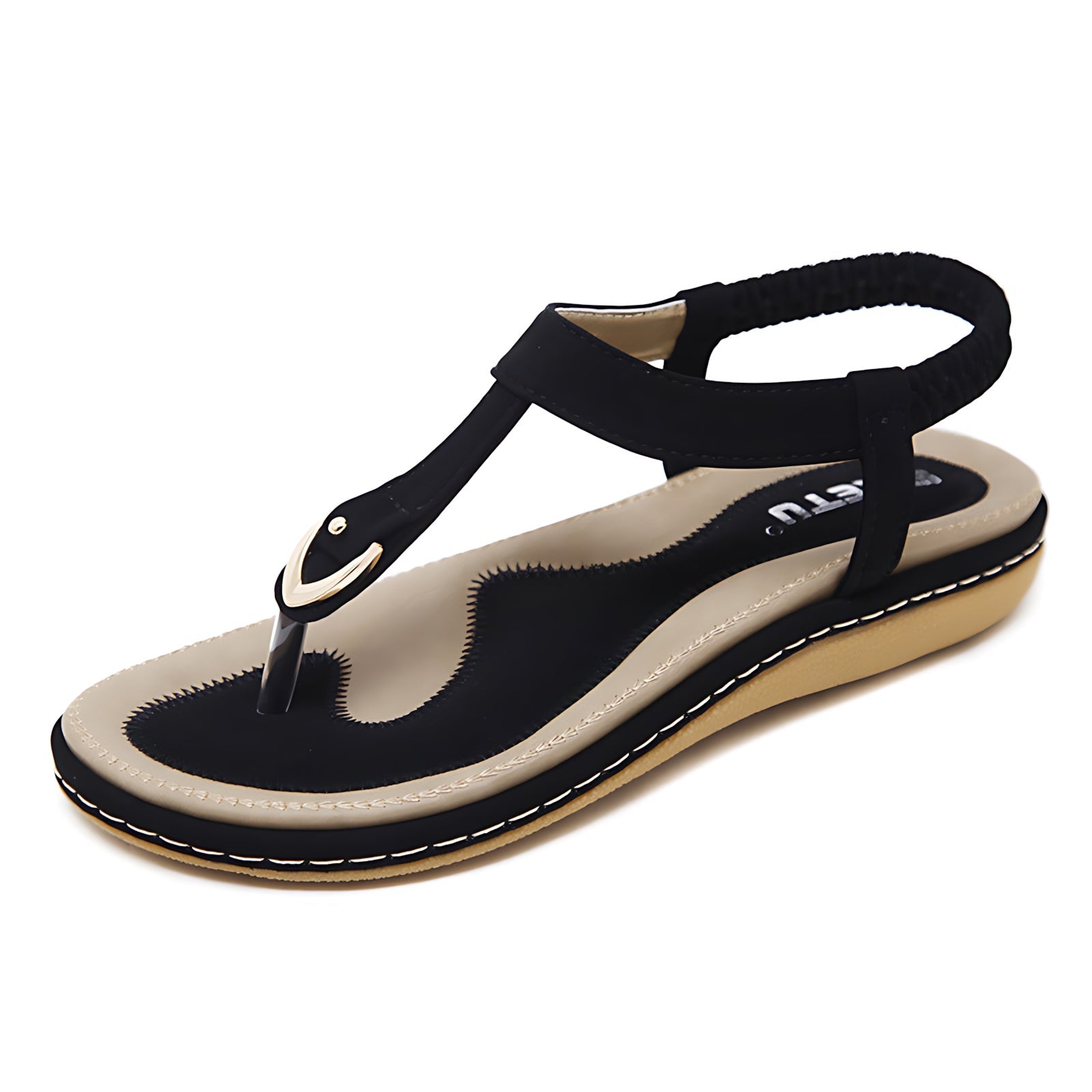 Bianca – T-Strap Thong Flat Sandals