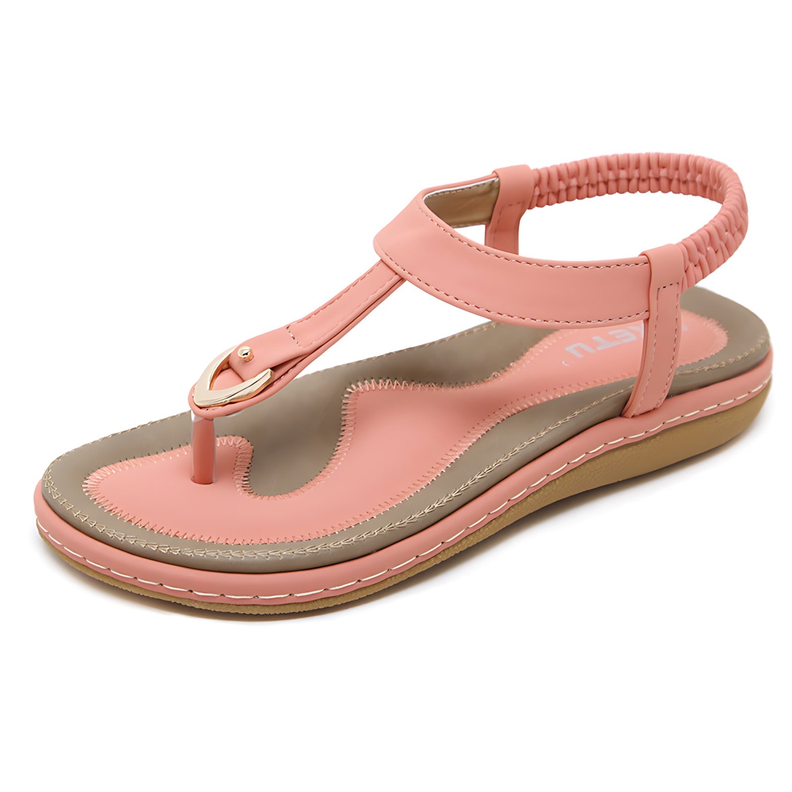 Bianca – T-Strap Thong Flat Sandals