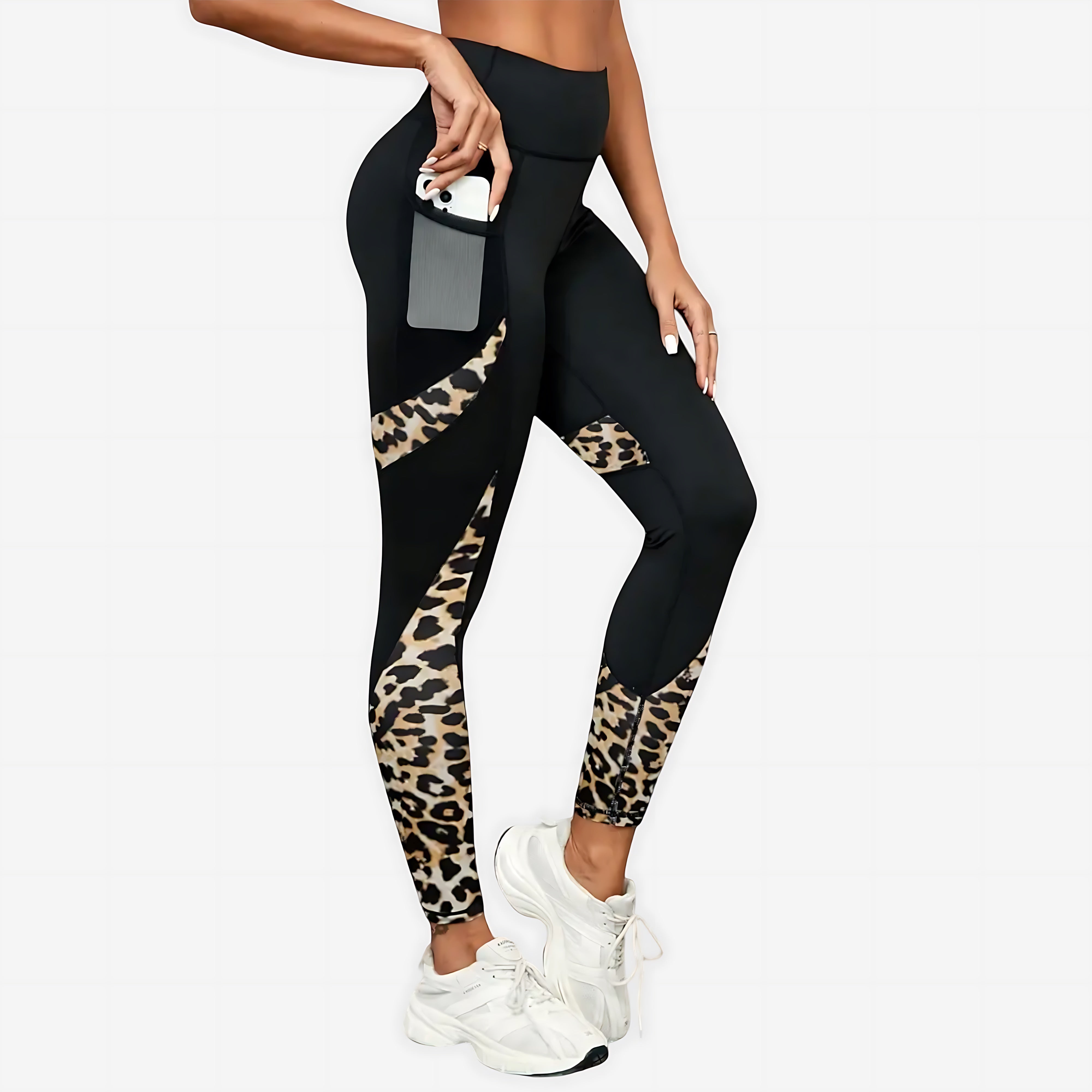 Blakely – Leopard Print High Waist Workout Leggings