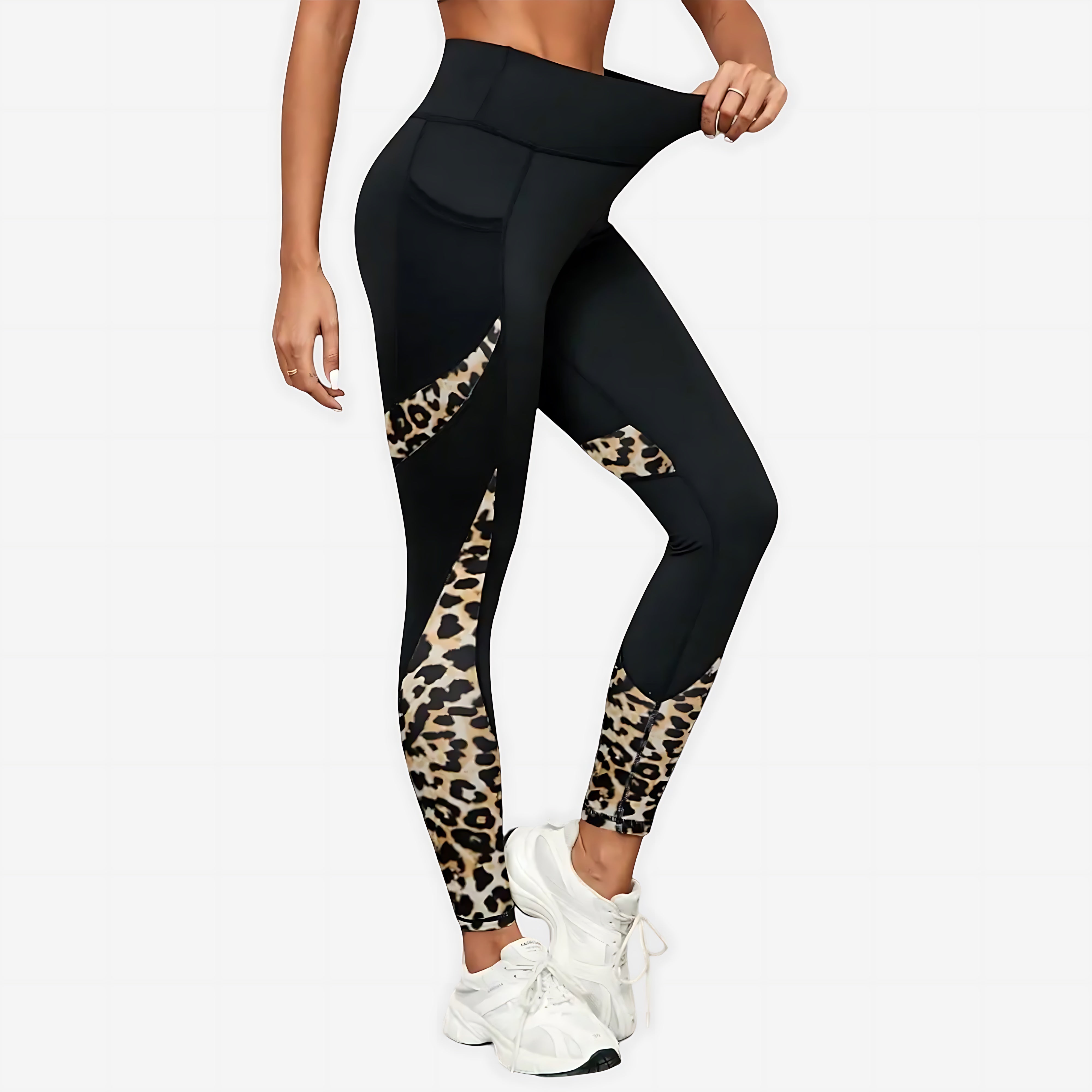 Blakely – Leopard Print High Waist Workout Leggings