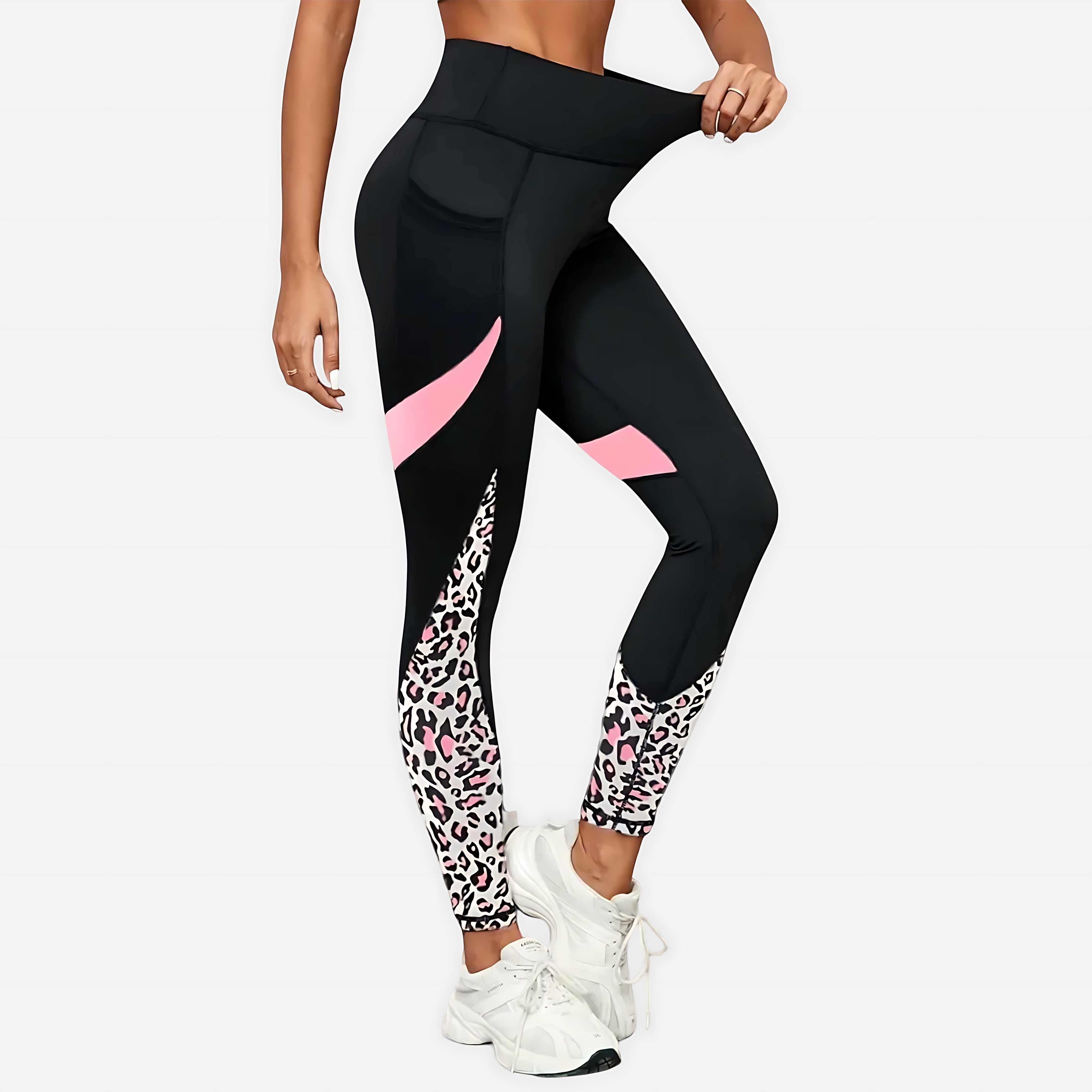 Blakely – Leopard Print High Waist Workout Leggings