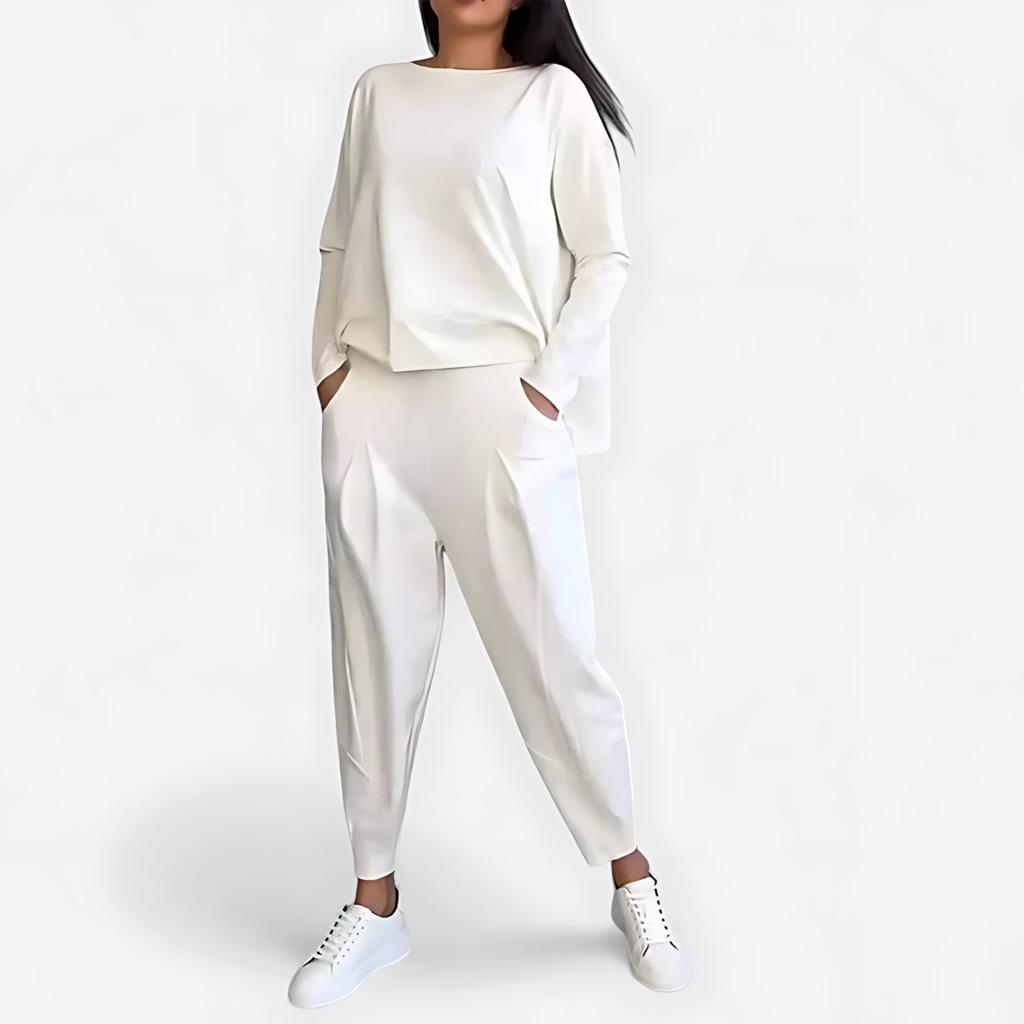 Blakely – Long Sleeve Top and Wide Leg Pants Set