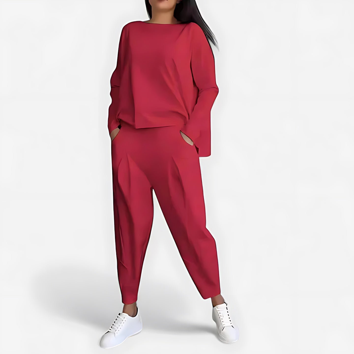 Blakely – Long Sleeve Top and Wide Leg Pants Set