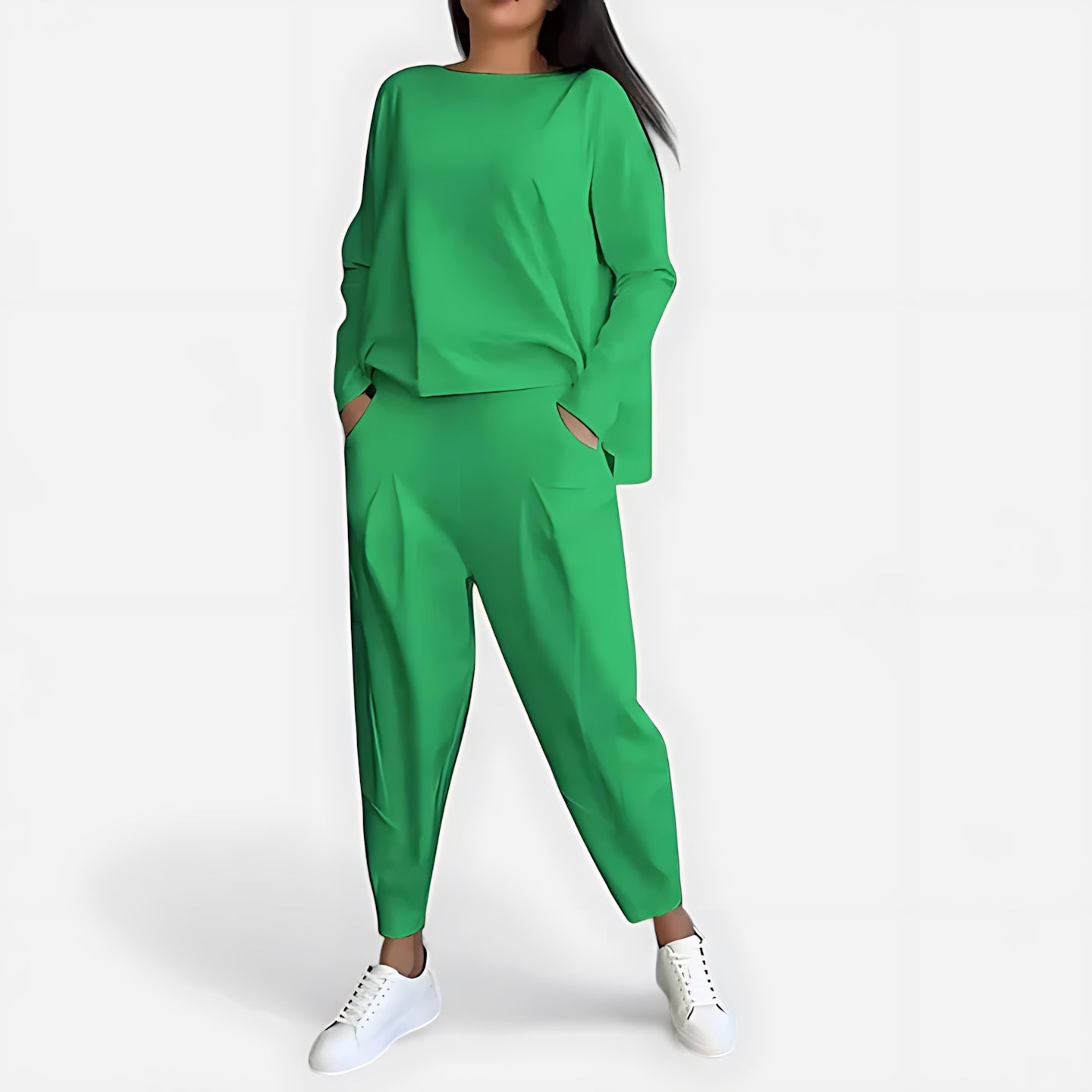 Blakely – Long Sleeve Top and Wide Leg Pants Set
