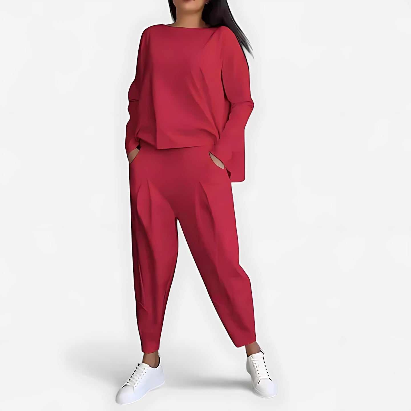 Blakely – Long Sleeve Top and Wide Leg Pants Set