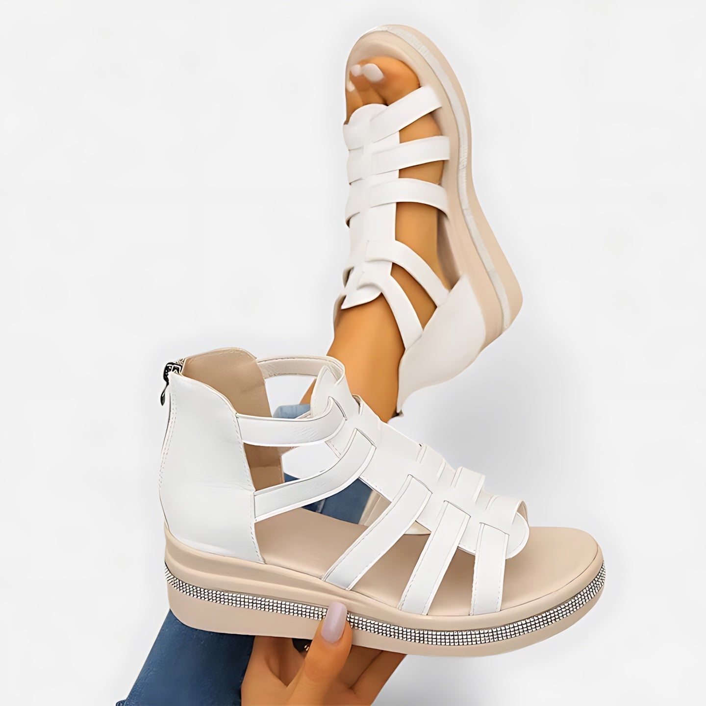 Blakely – Strappy Gladiator Wedge Sandals
