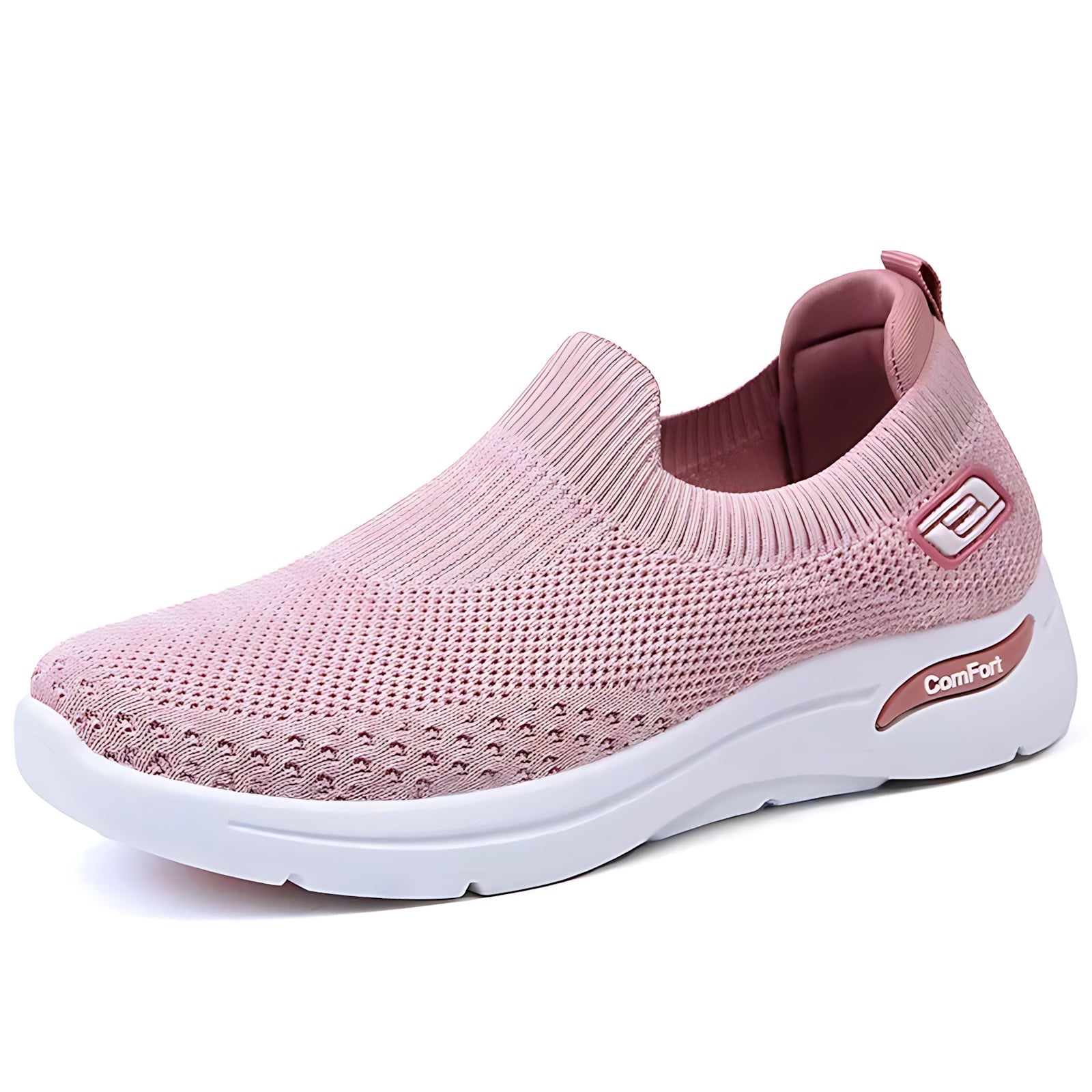 Brianna – Knit Sock Slip On Walking Sneakers
