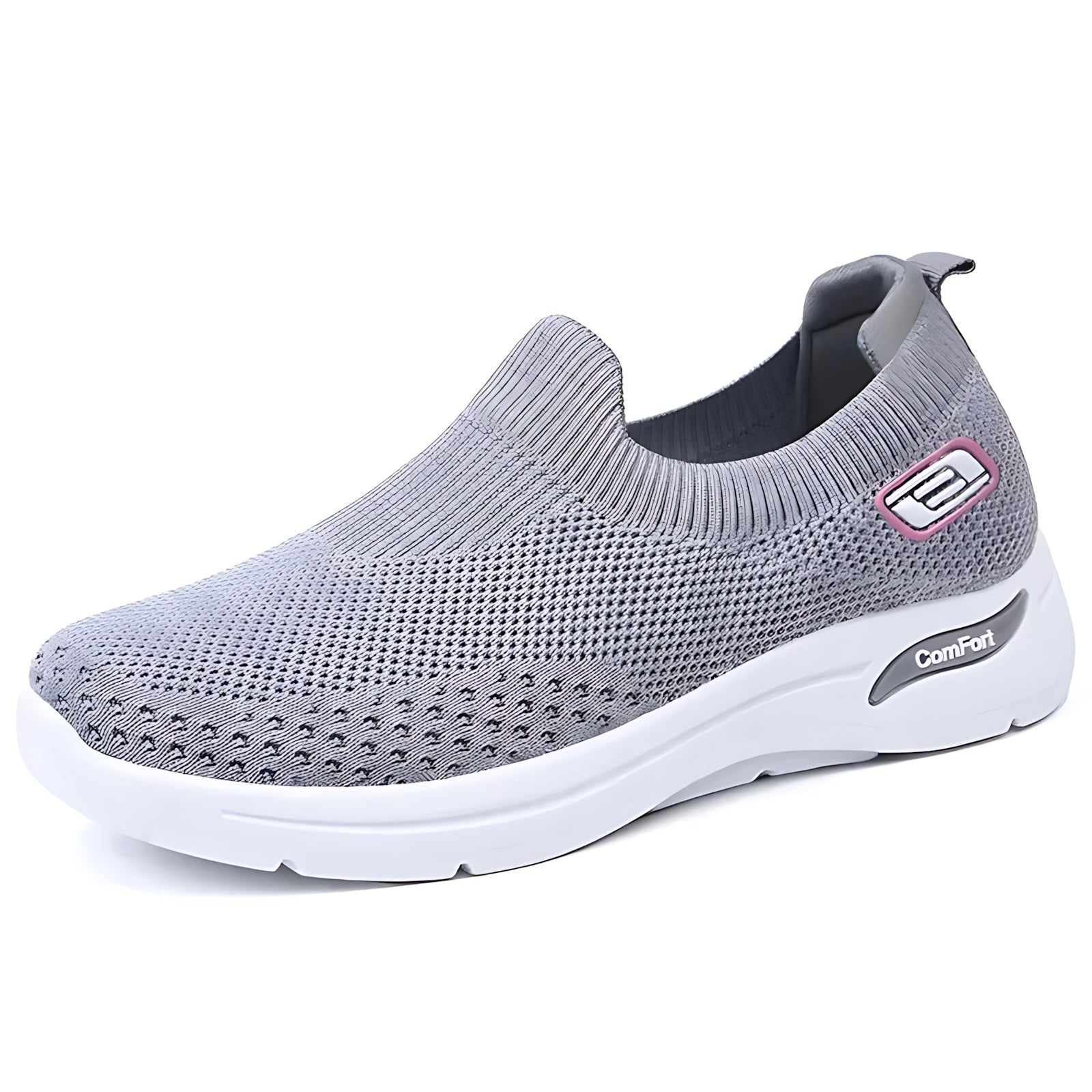 Brianna – Knit Sock Slip On Walking Sneakers