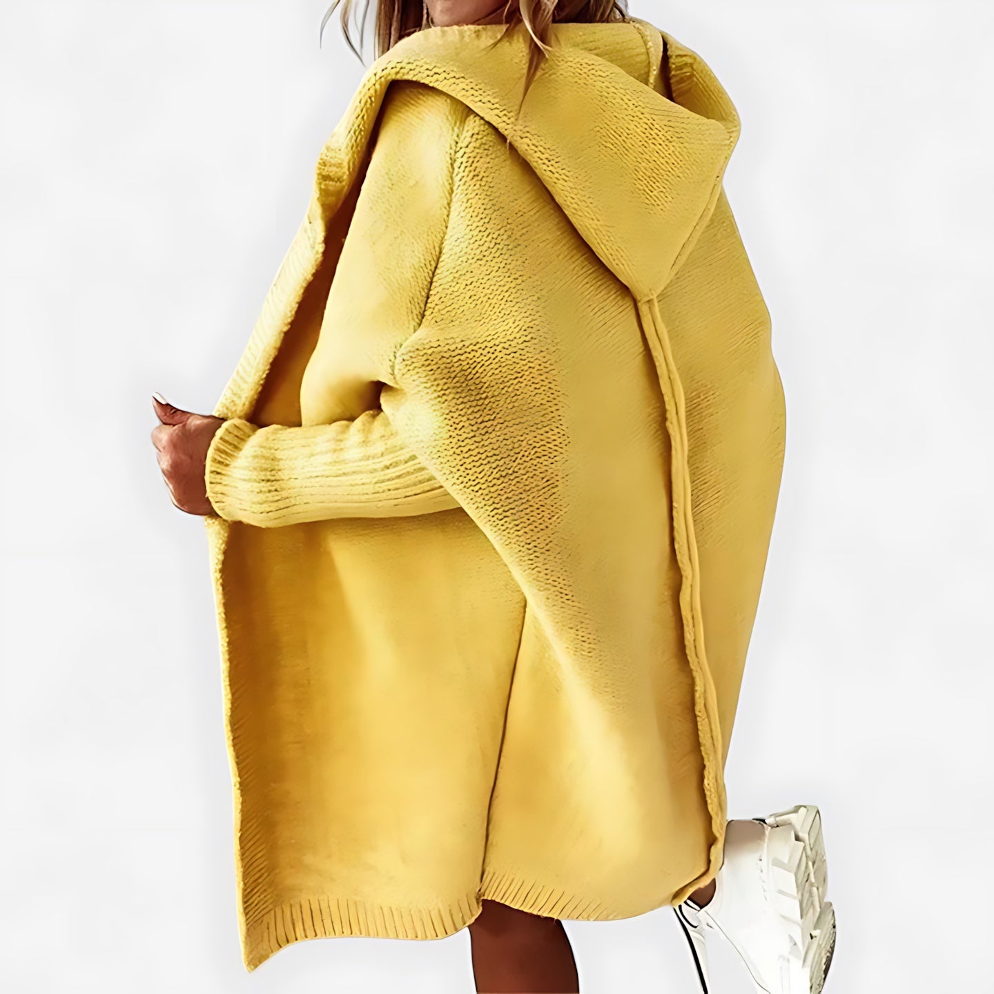 Brooke – Oversized Chunky Knit Open Front Cardigan