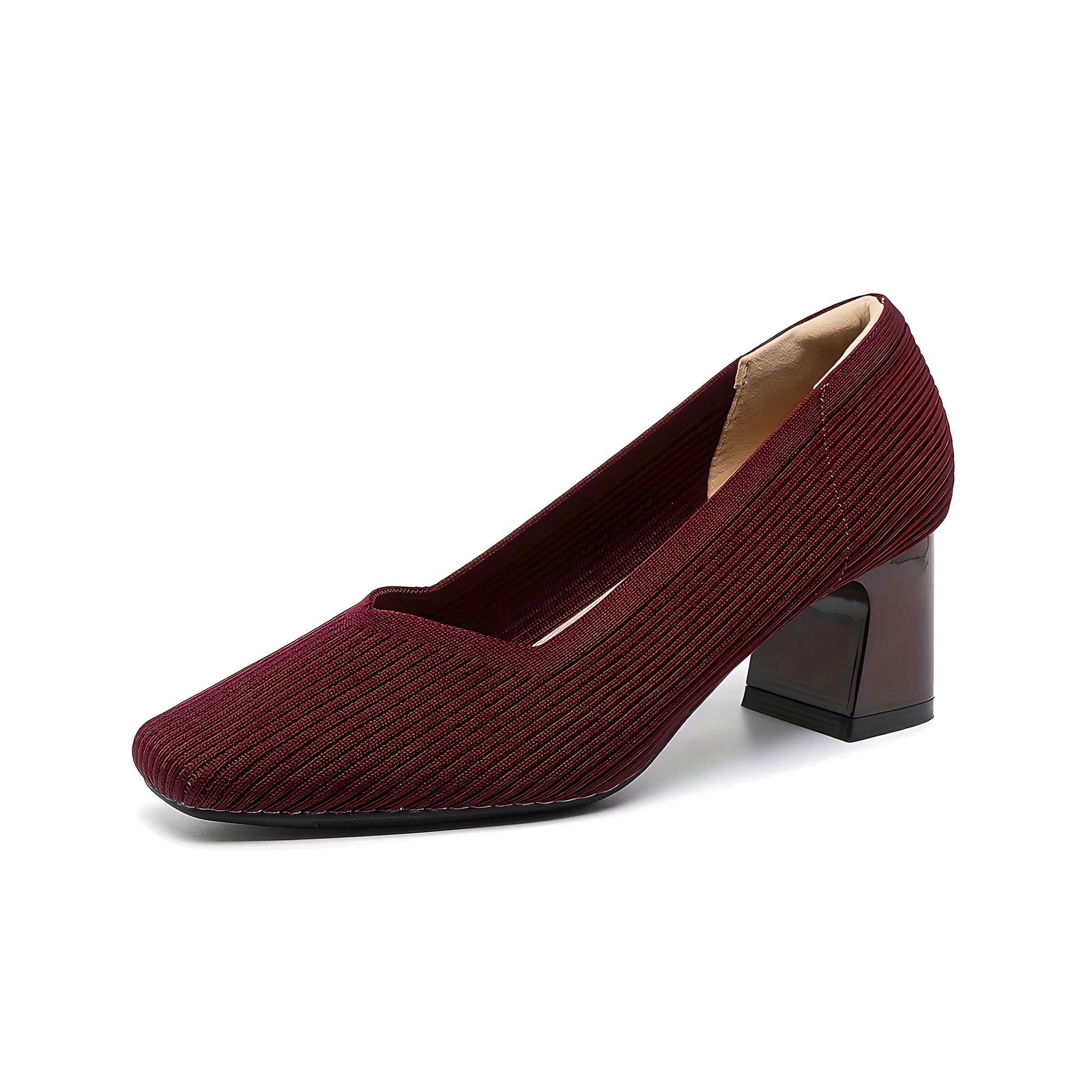 Brooke – Pointed Toe Block Heel Pumps