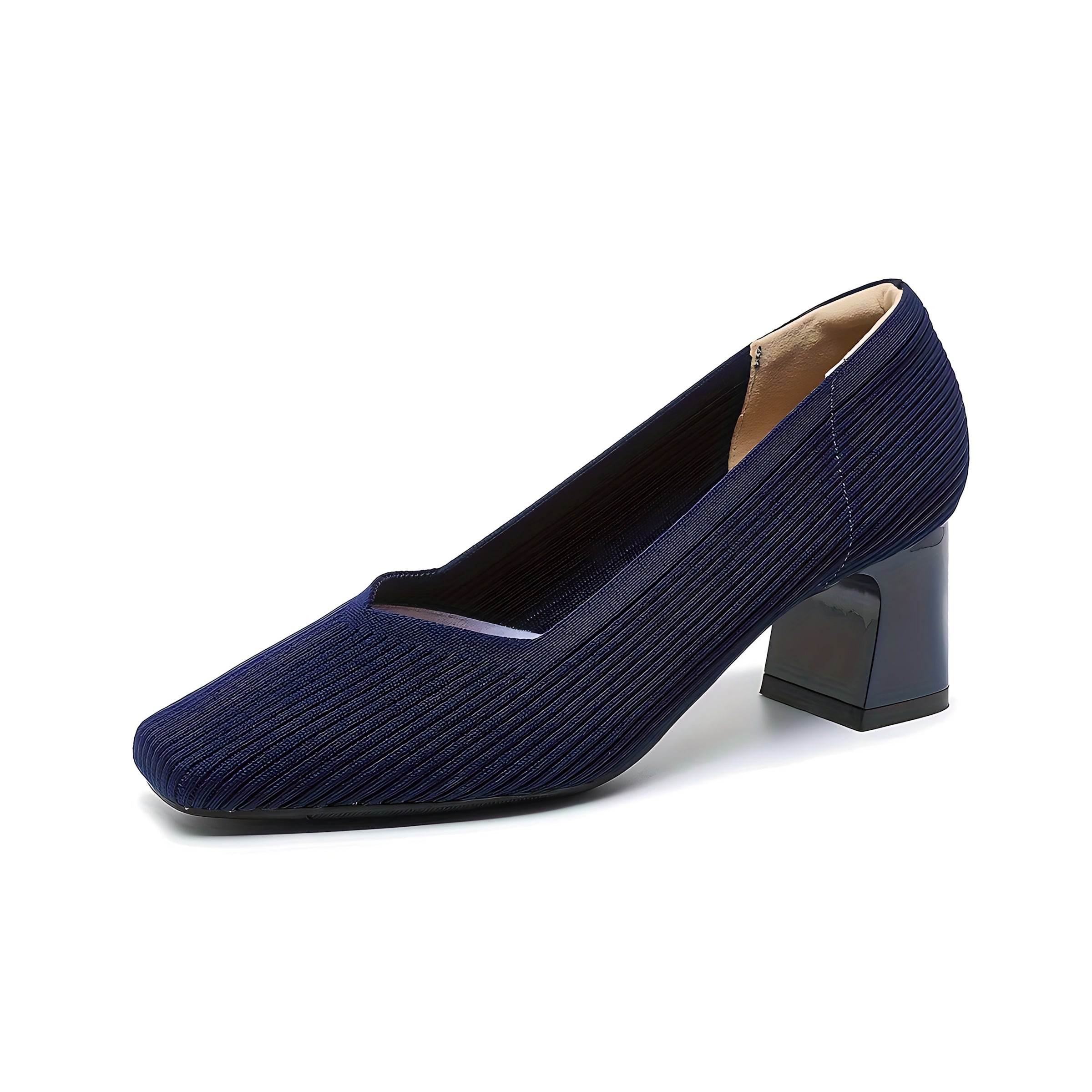 Brooke – Pointed Toe Block Heel Pumps