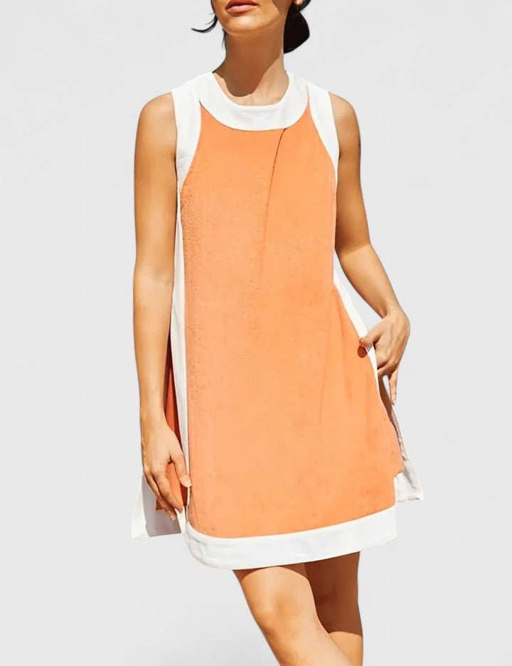 Madison – Colorblock A-Line Summer Mini Dress
