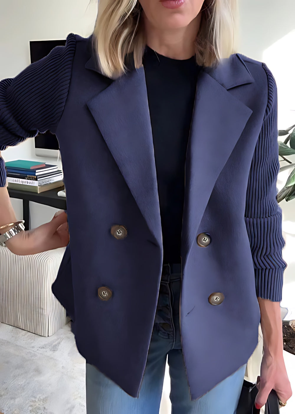 Camille – Double Breasted Tailored Blazer