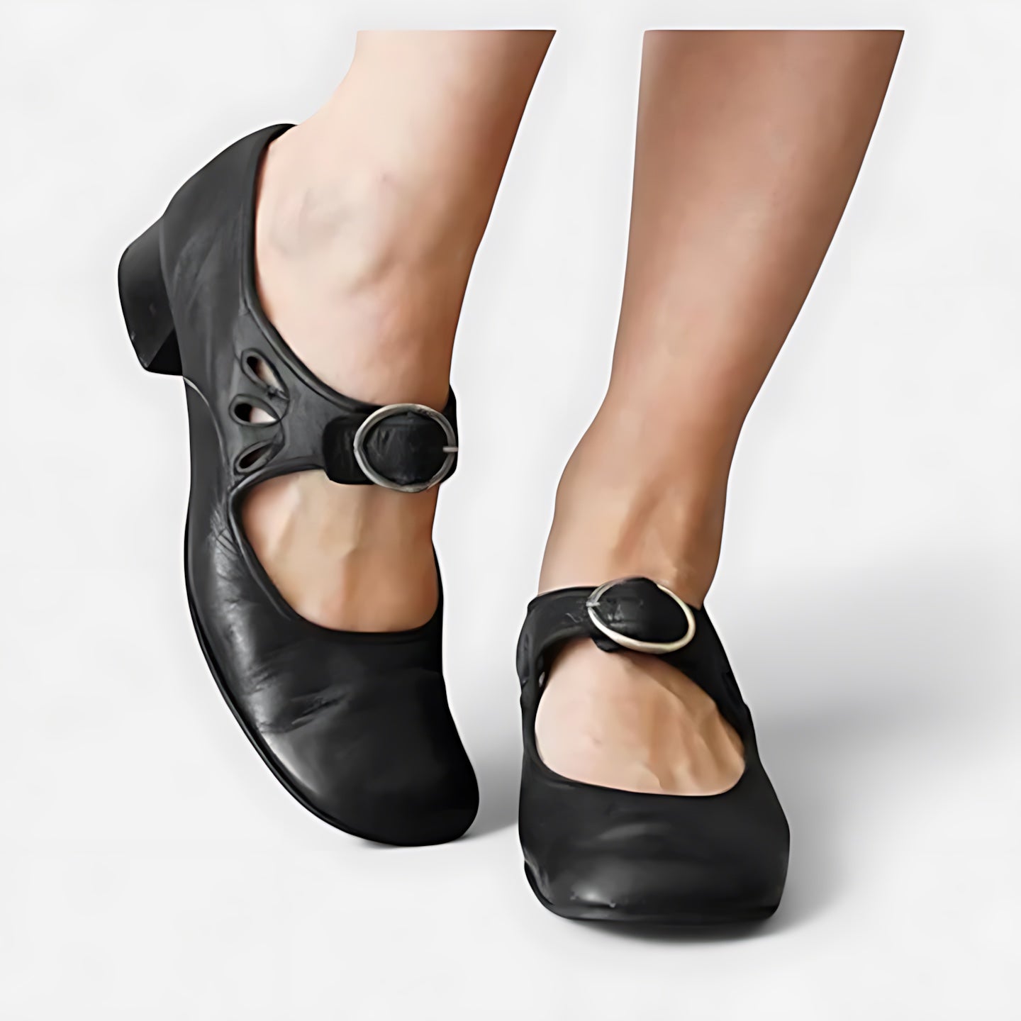 Catalina – Leather Mary Jane Flats