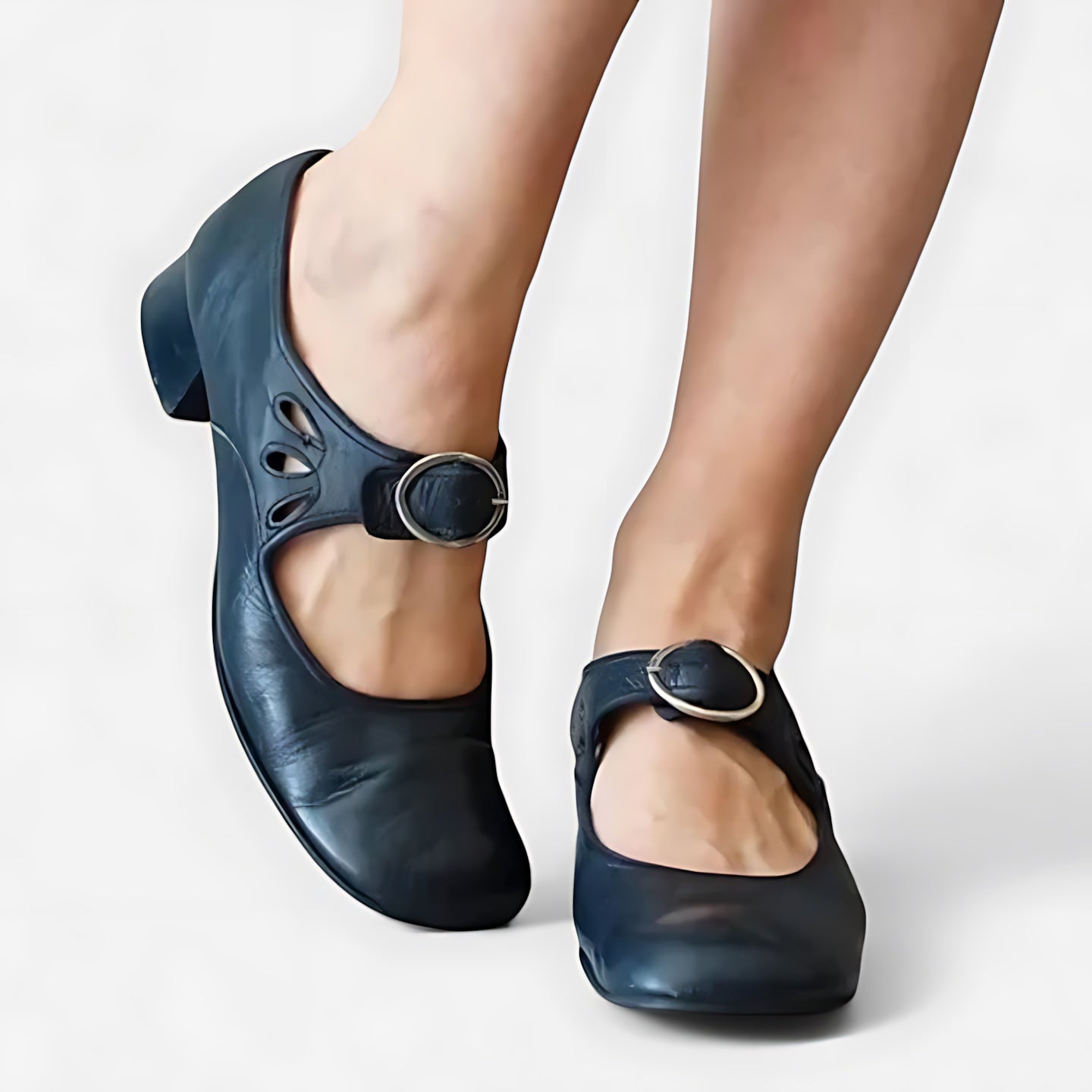 Catalina – Leather Mary Jane Flats