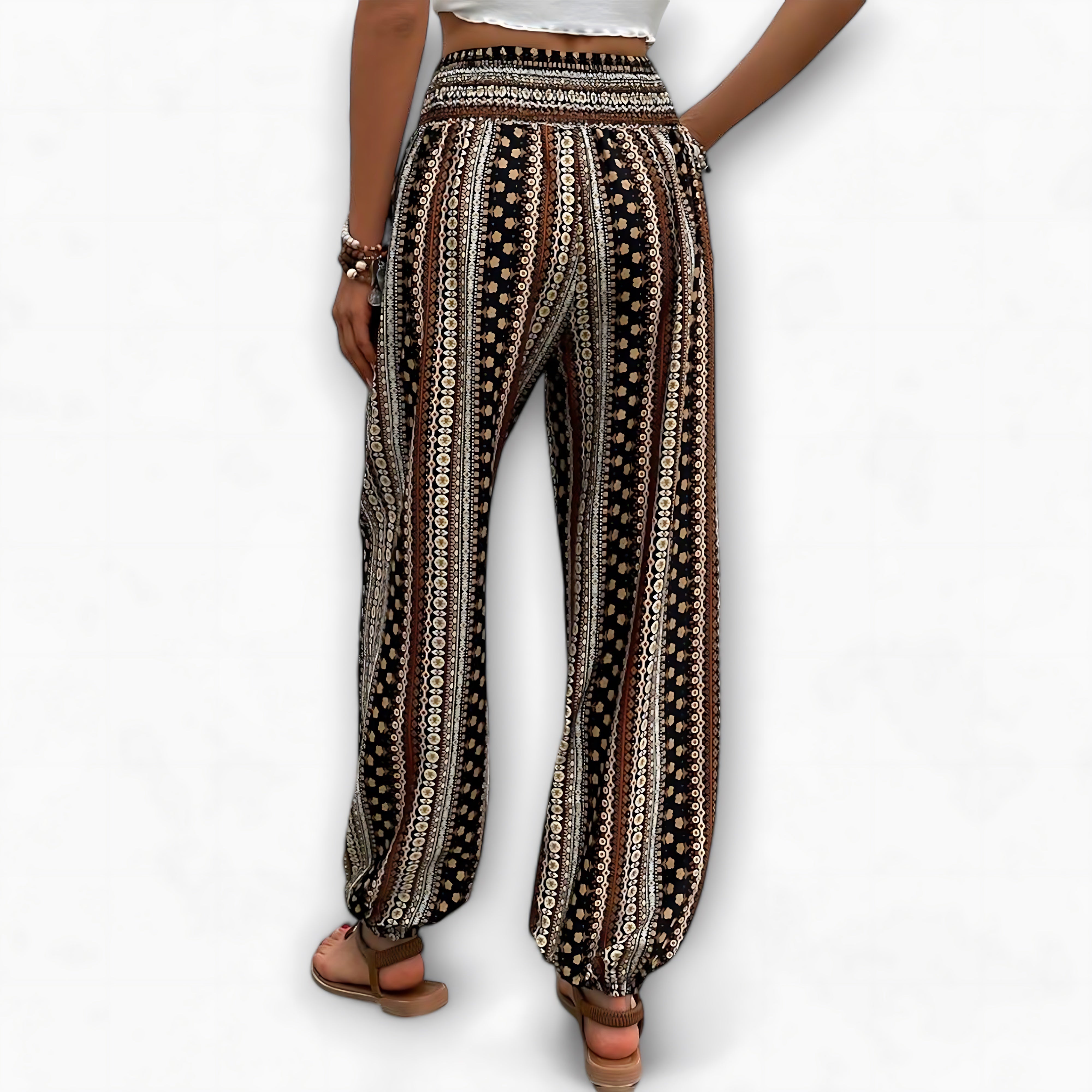 Catherine – Boho Print Harem Pants