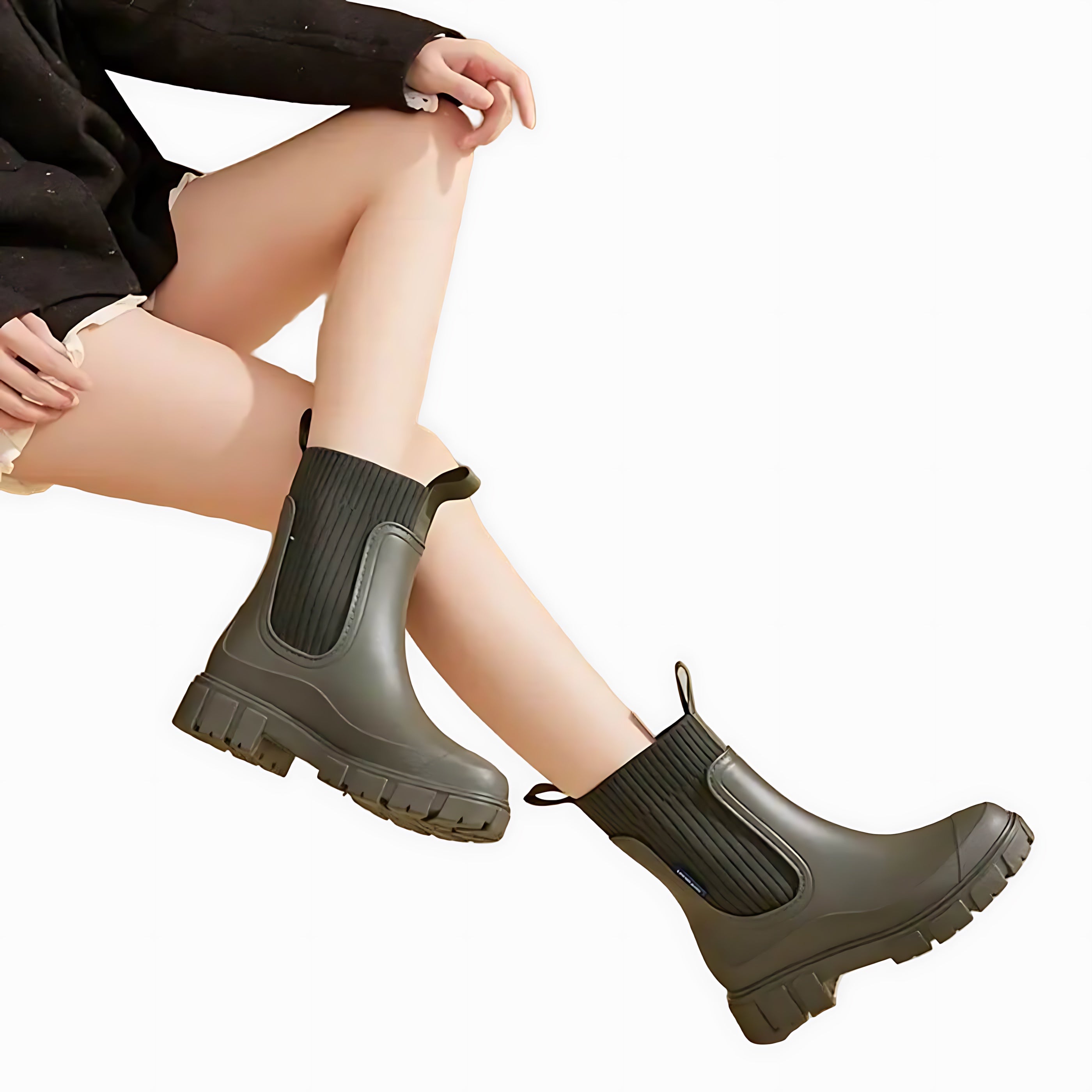 Celeste – Rubber Lug Sole Chelsea Boots