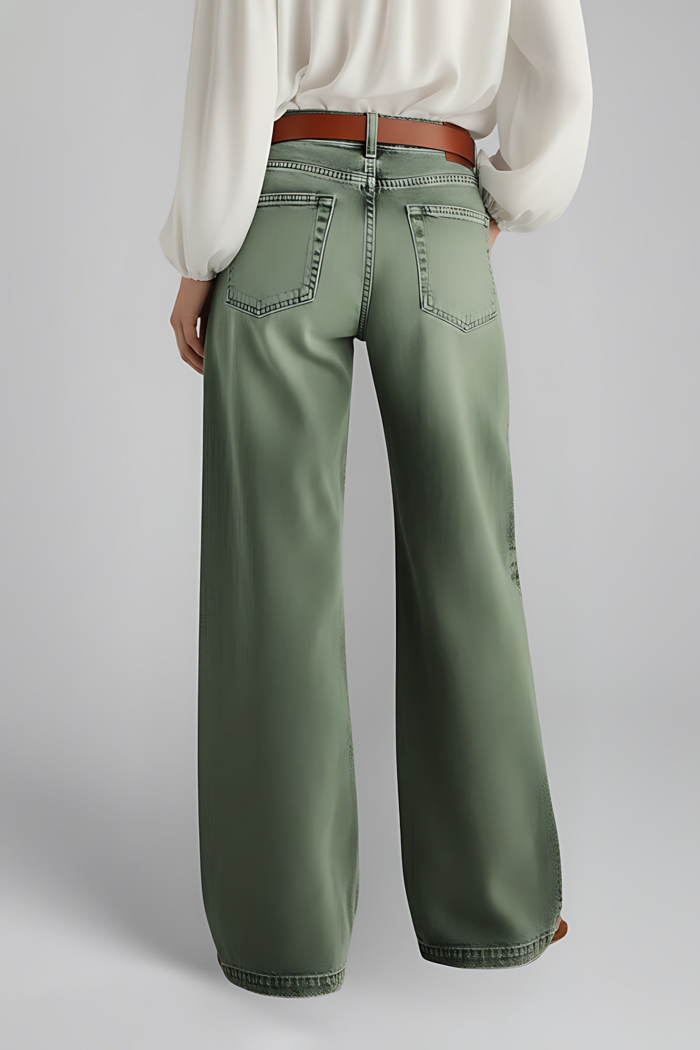 Charlotte – High Waist Cropped Wide Leg Jeans