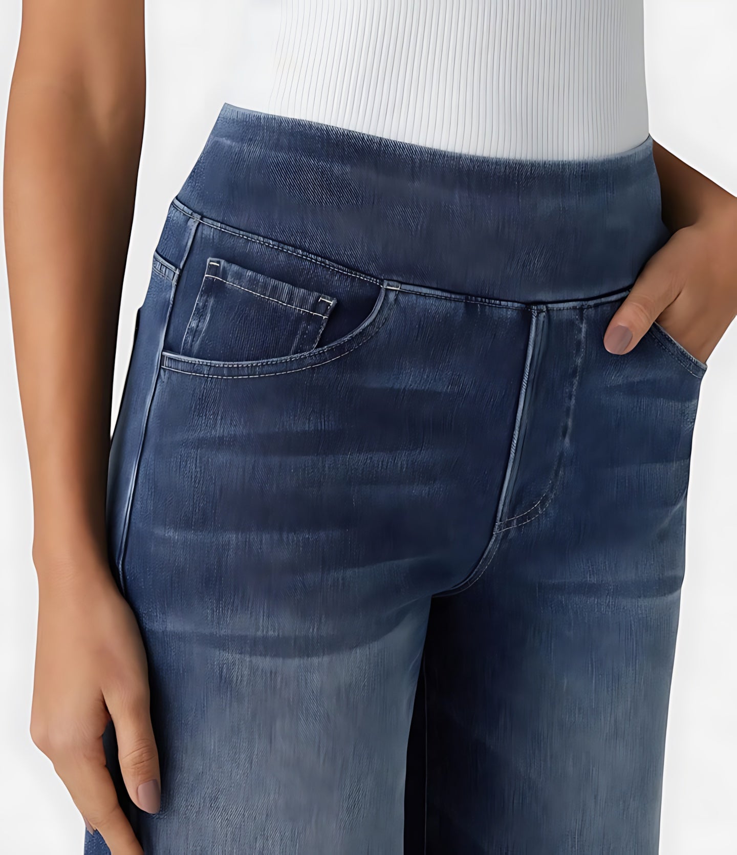 Clara – High Waist Wide Leg Jeans