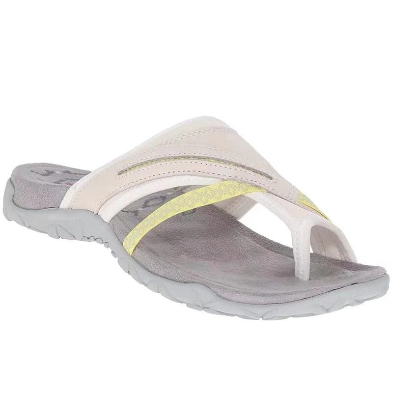Hadley – Toe Loop Low Wedge Sandals