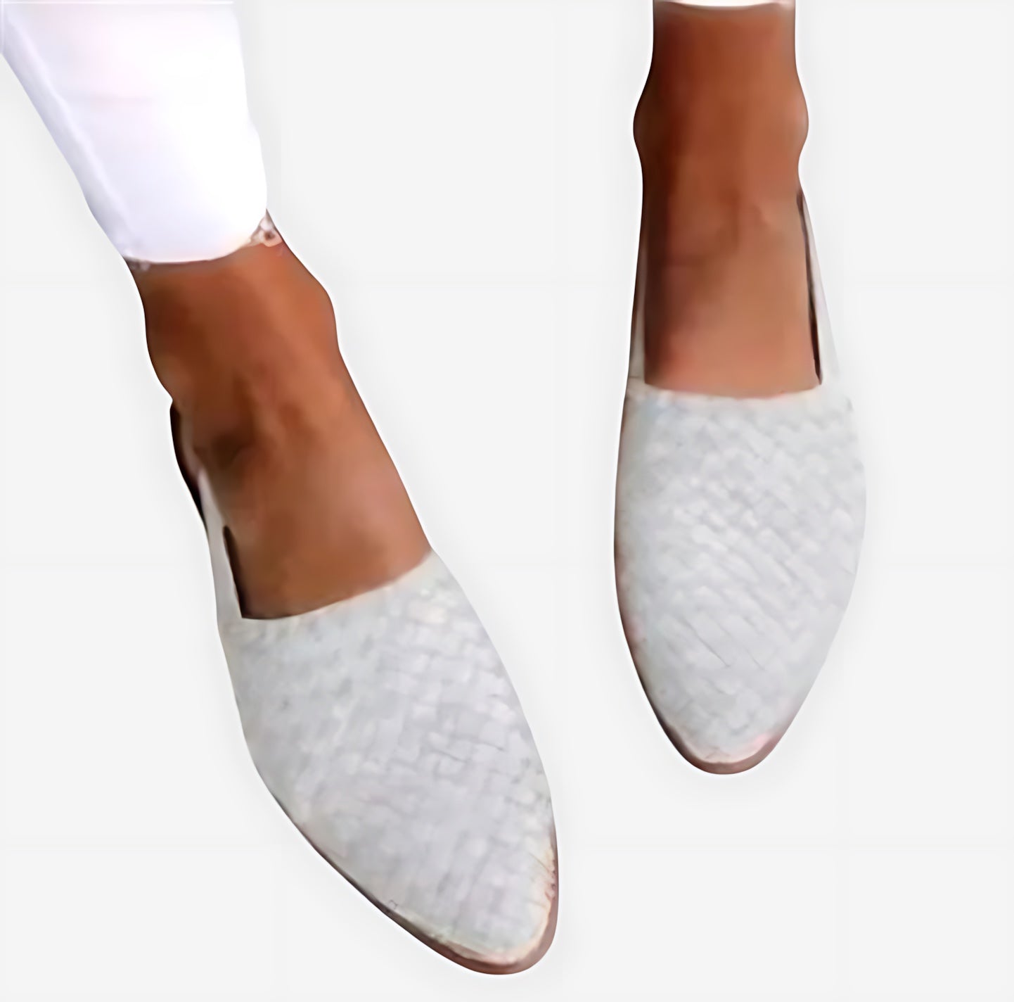 Daniela – Woven Pointed Toe Flats