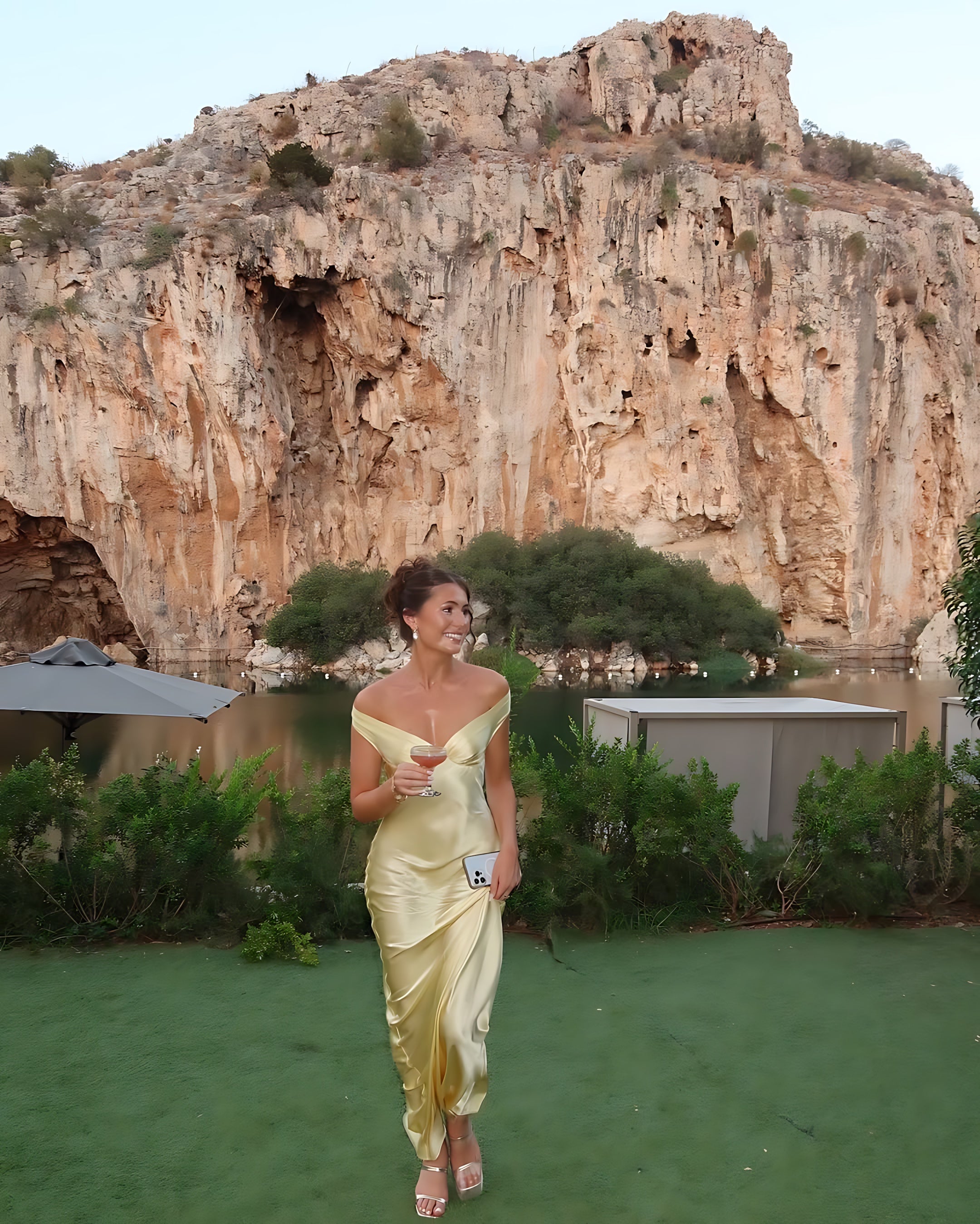 Daphne – Off Shoulder Mermaid Wedding Guest Maxi Dress