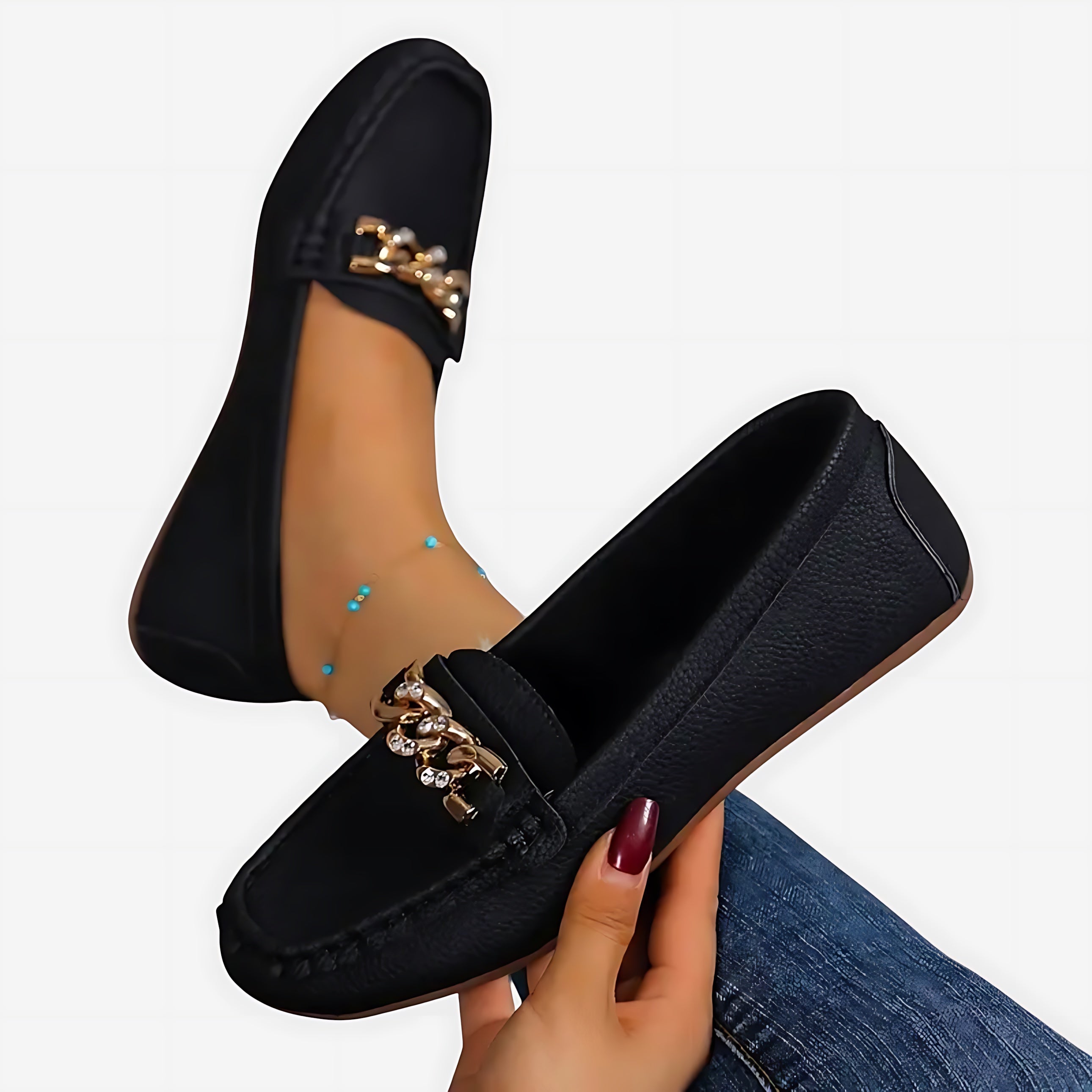 Diana – Chunky Chain Platform Loafers
