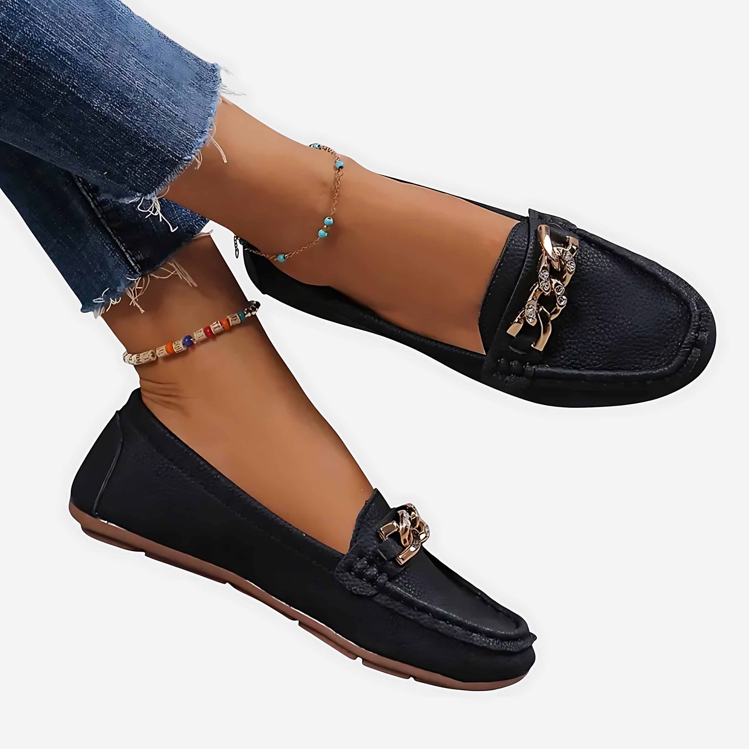 Diana – Chunky Chain Platform Loafers