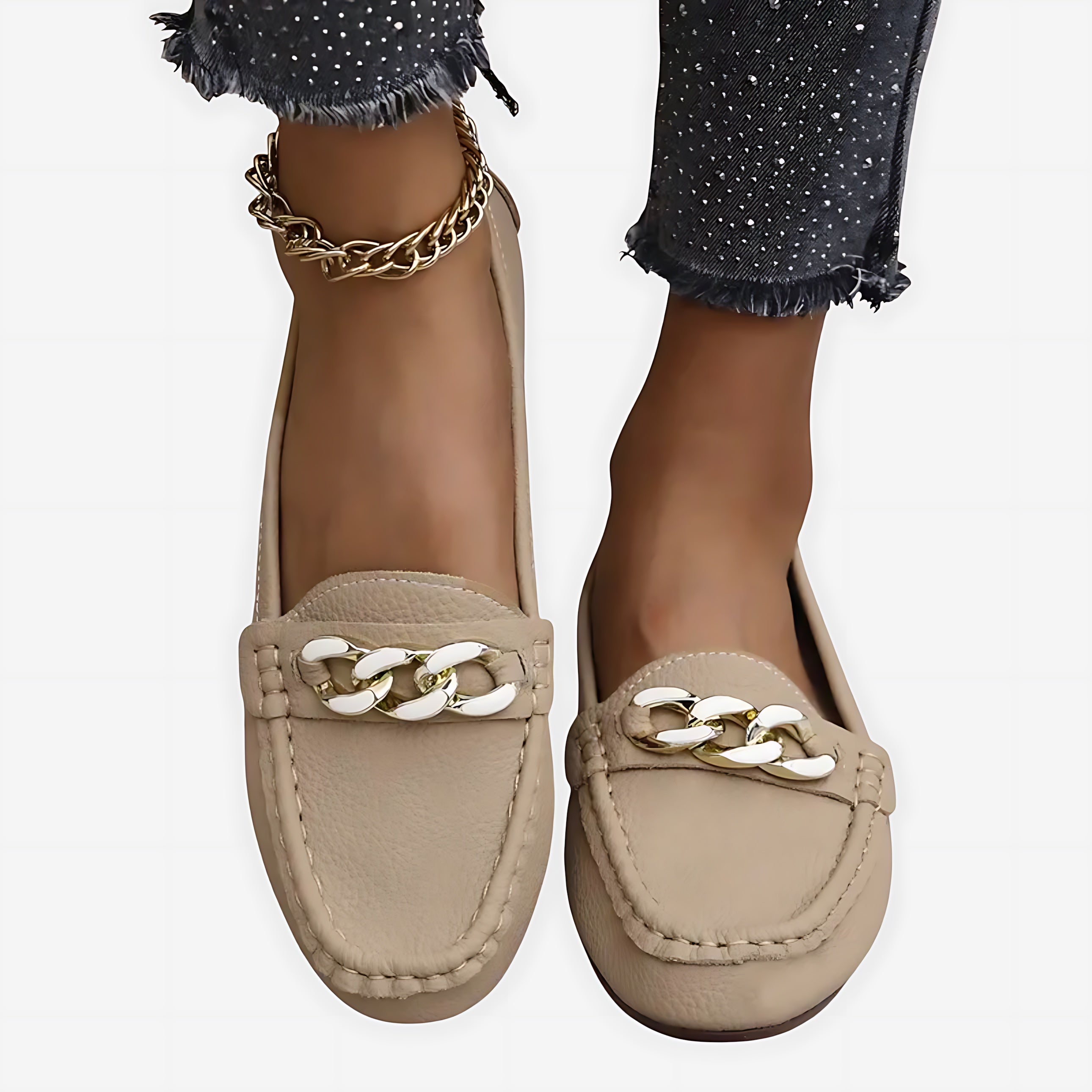 Diana – Chunky Chain Platform Loafers