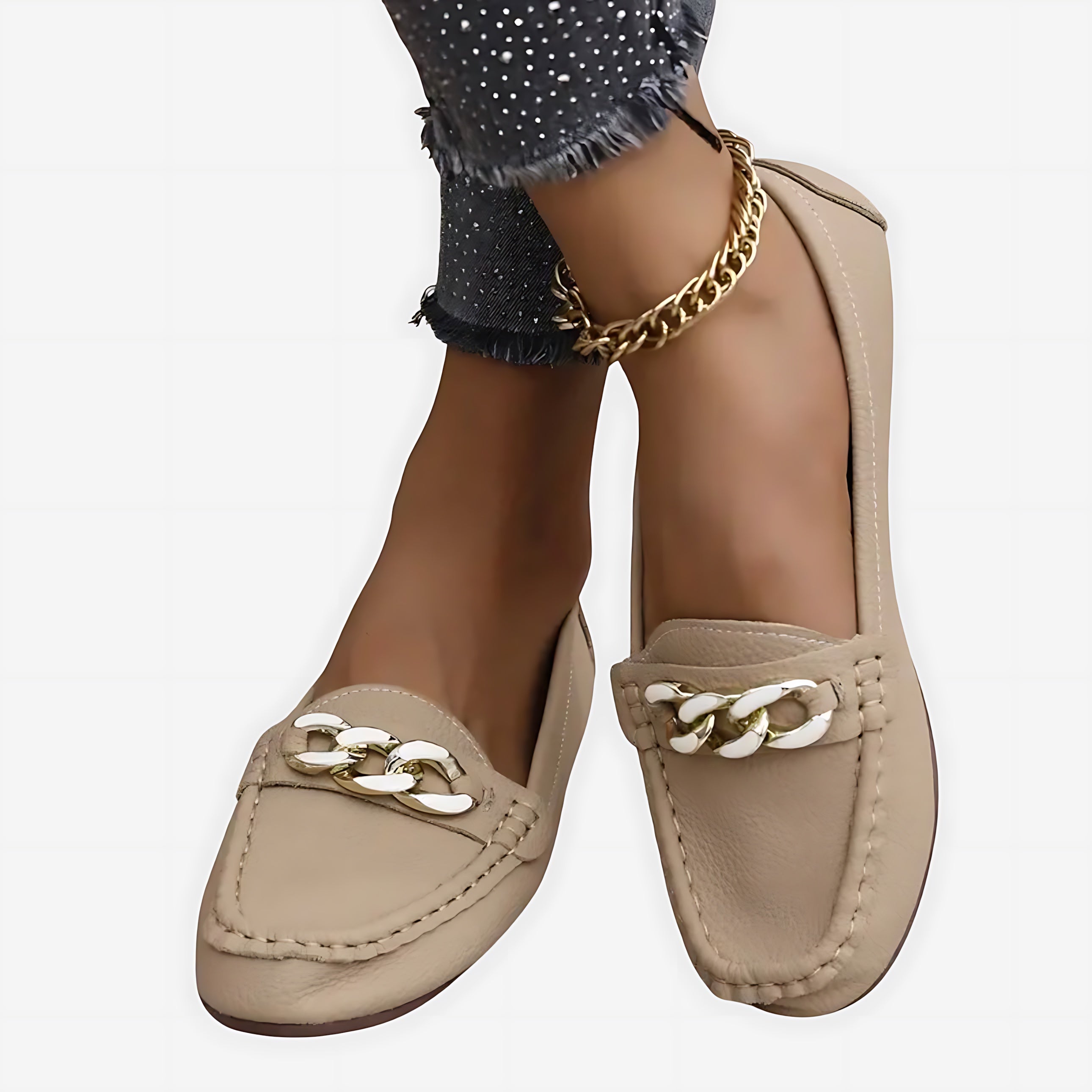 Diana – Chunky Chain Platform Loafers