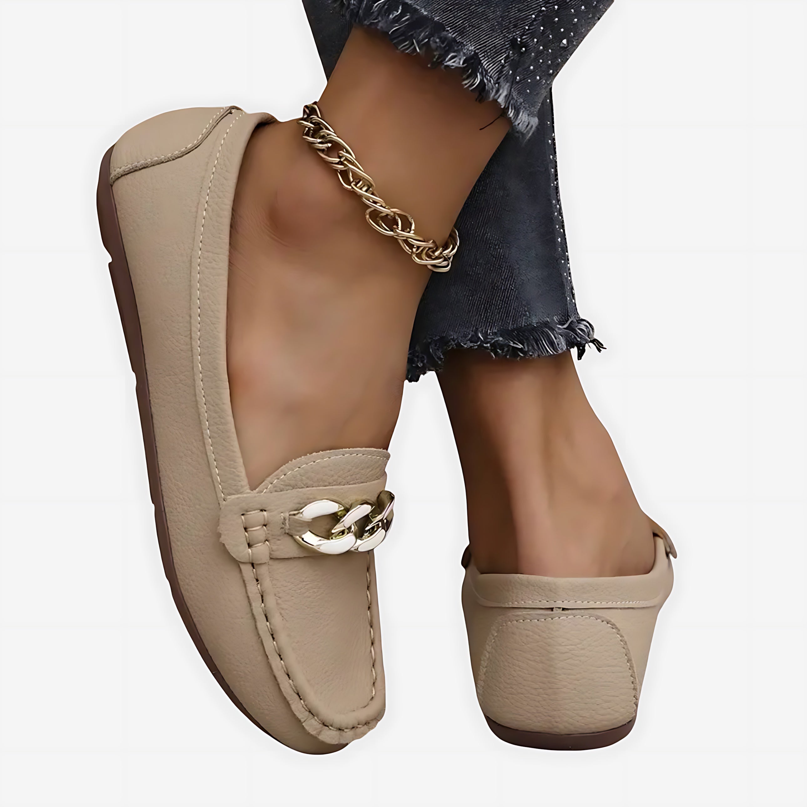 Diana – Chunky Chain Platform Loafers