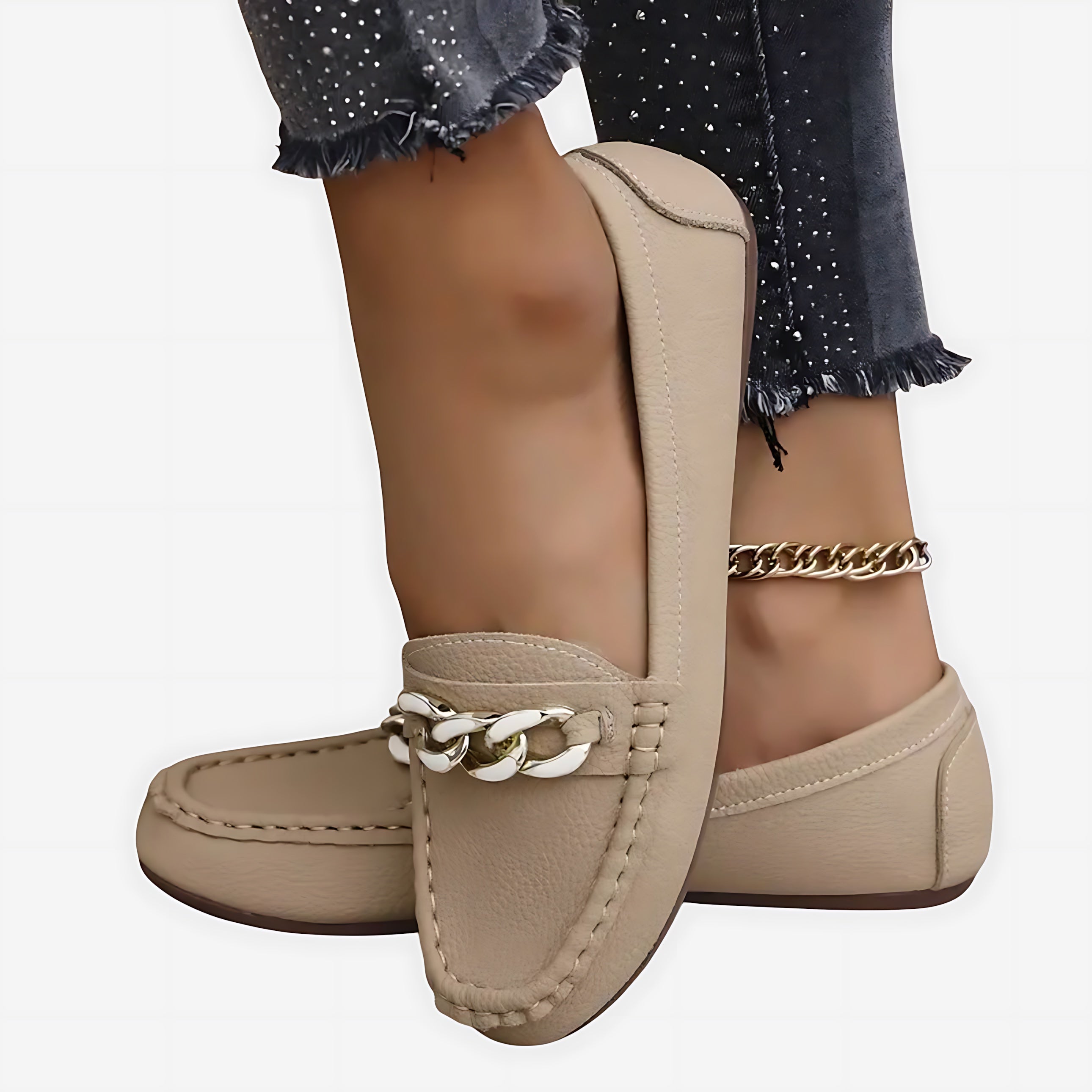 Diana – Chunky Chain Platform Loafers