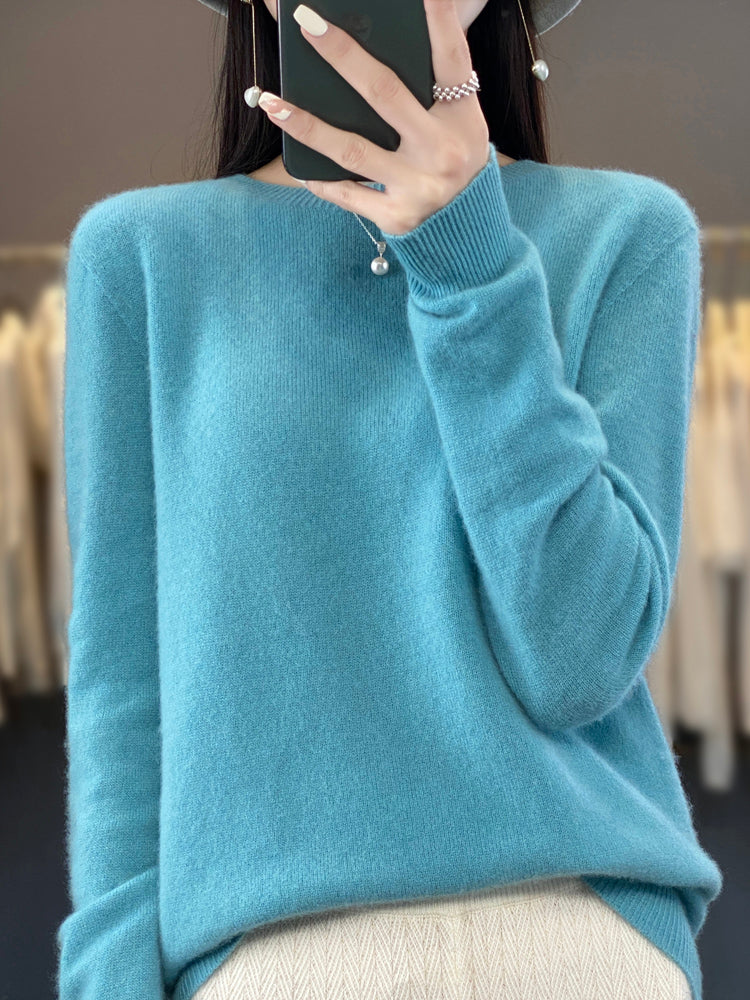 Journee – Mock Neck Drop Shoulder Knit Sweater
