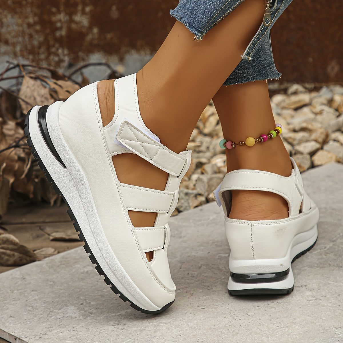 Talia – Cutout Slingback Platform Sandals