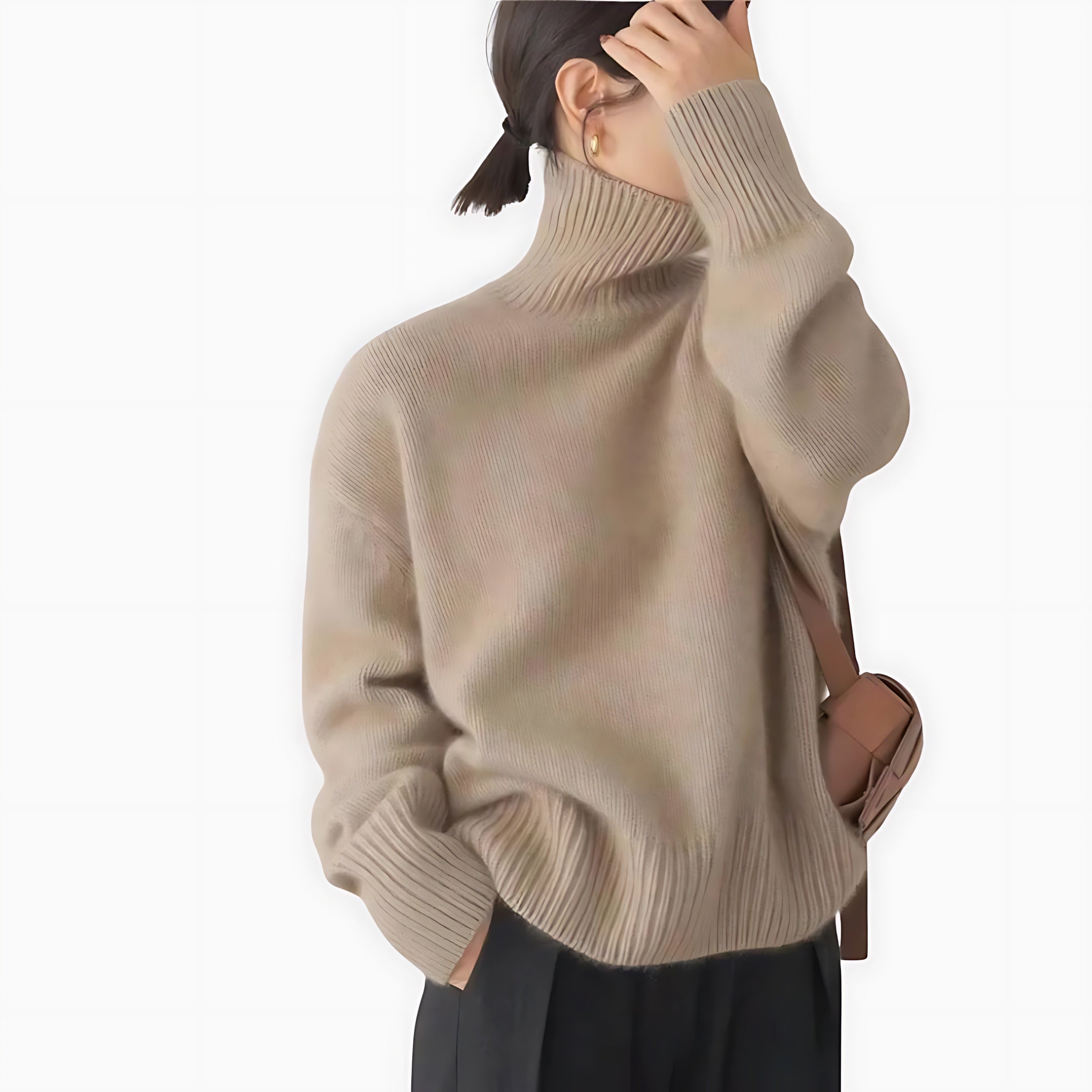 Eden – Chunky Turtleneck Knit Sweater