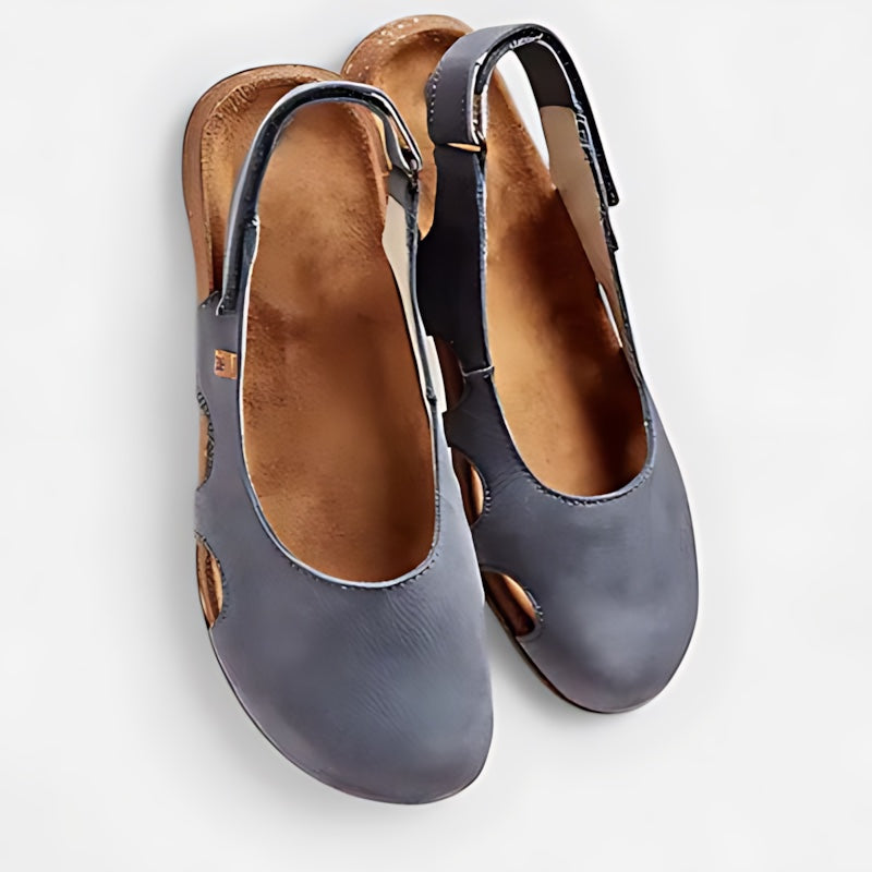 Eden – Cutout Slingback Wedge Sandals