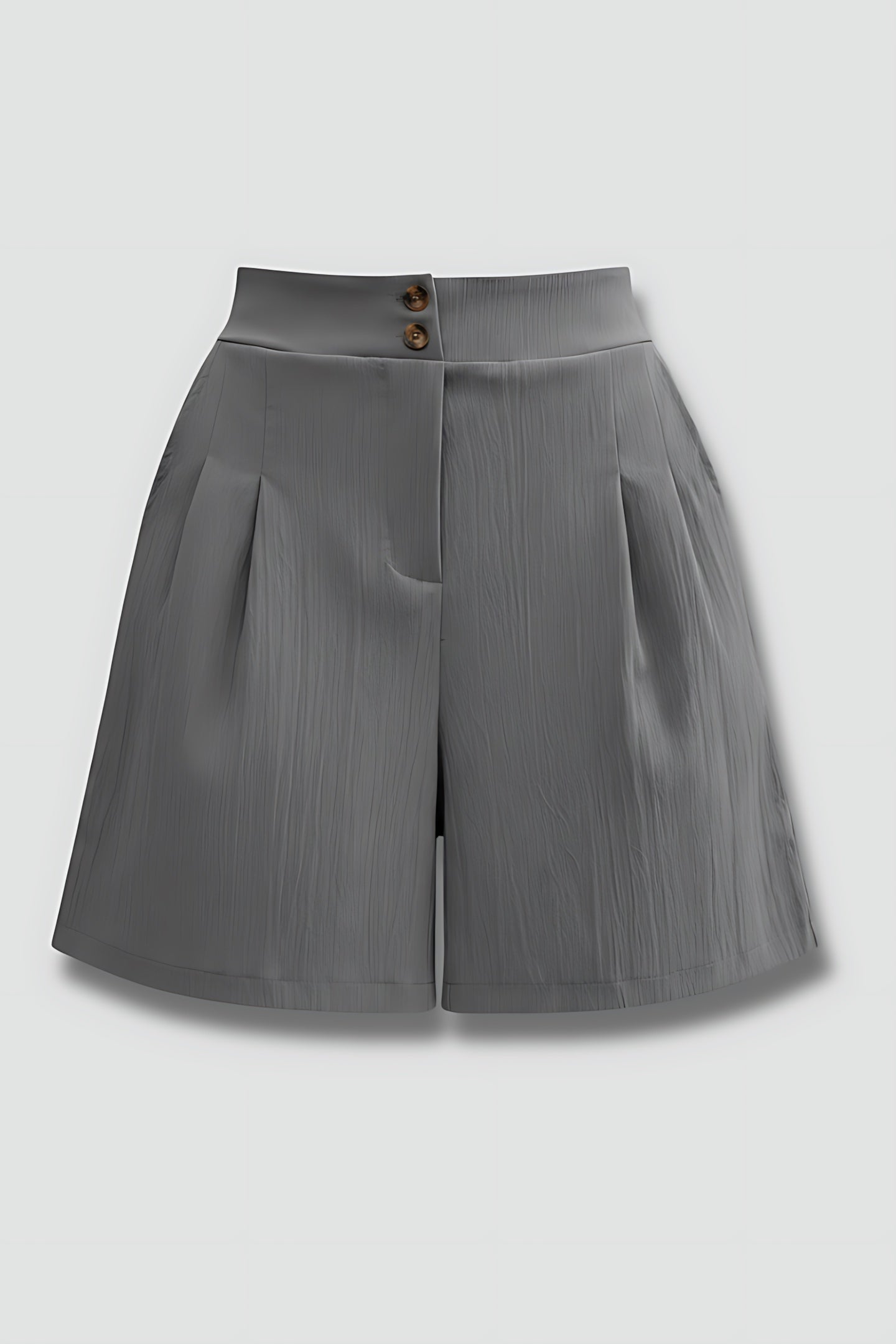 Eden – Pleated High Waist Wide Leg Shorts