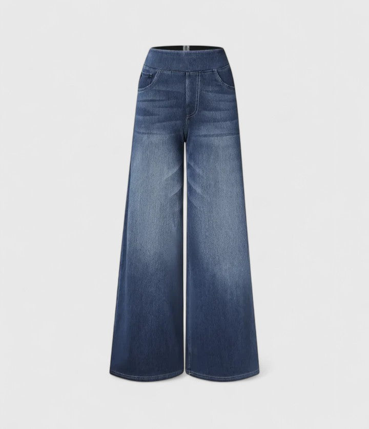 Clara – High Waist Wide Leg Jeans