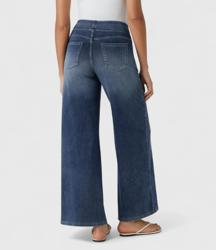 Clara – High Waist Wide Leg Jeans