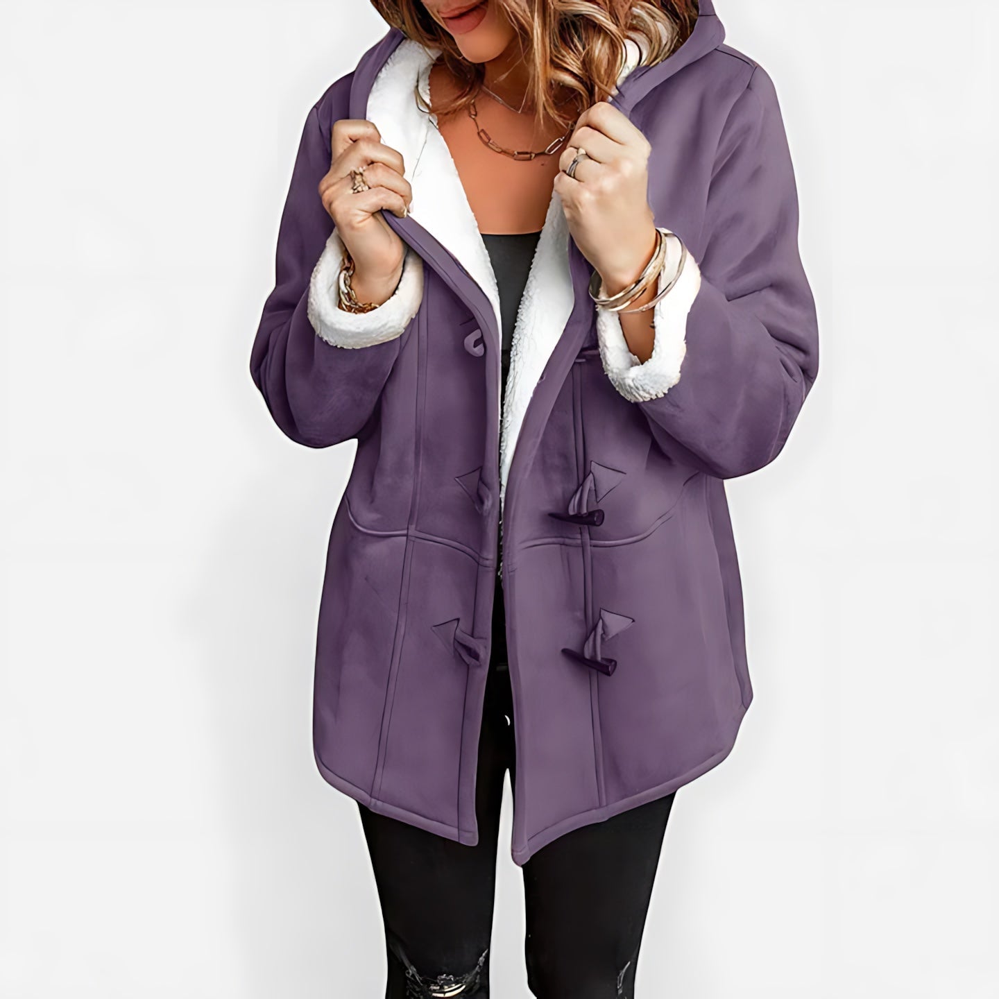 Eleanor – Toggle Button Duffle Coat