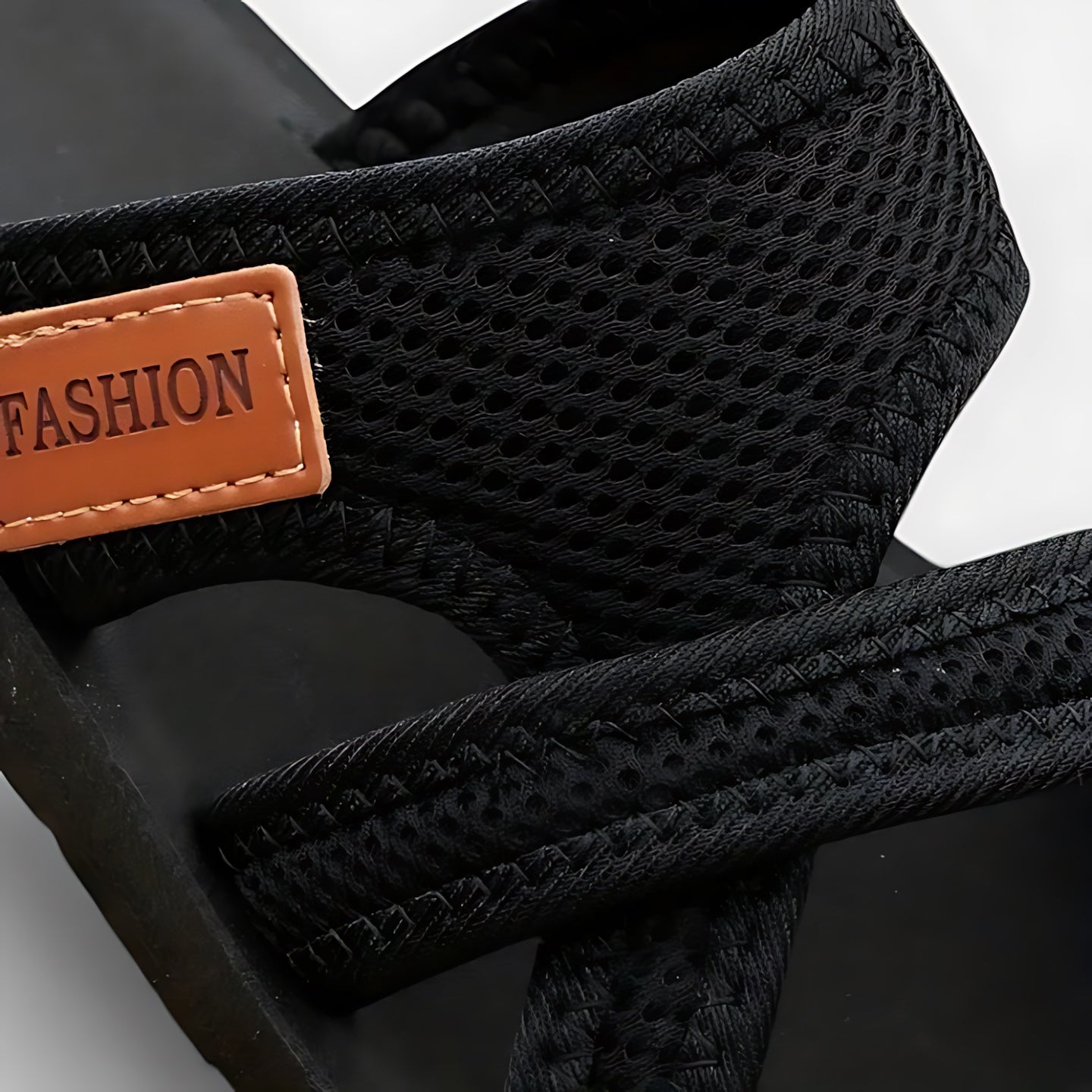 Eliana – Toe Loop Crossover Flat Slide Sandals