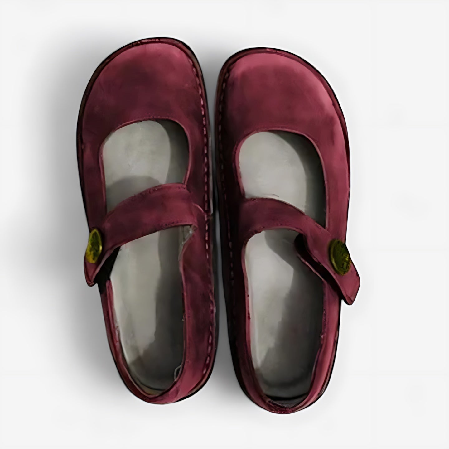Elise – Suede Chunky Sole Mary Jane Shoes