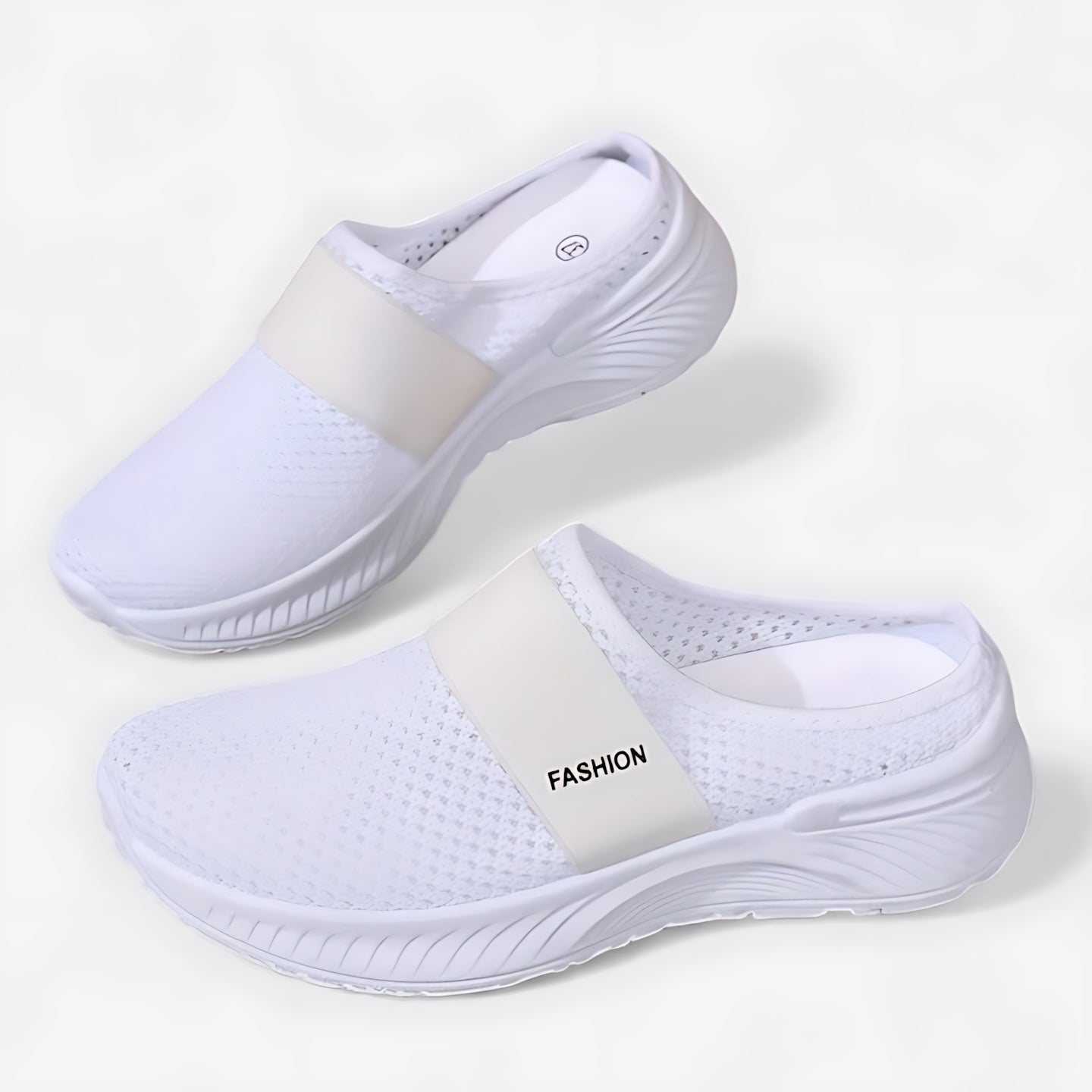 Eliza – Mesh Closed Toe Sneaker Mules