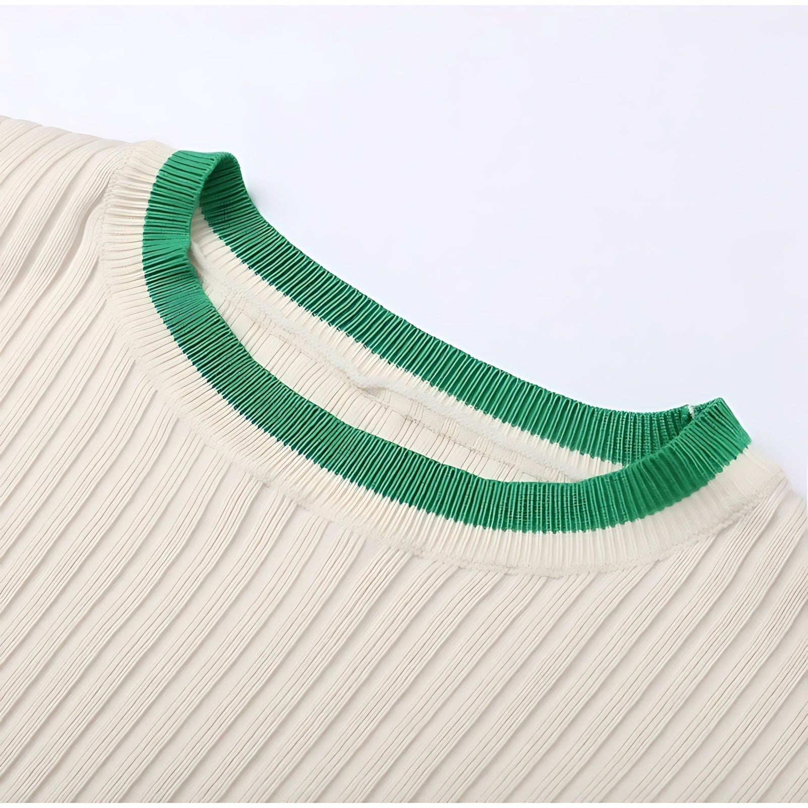 Ella – Ribbed Knit Top and Flare Pants Set