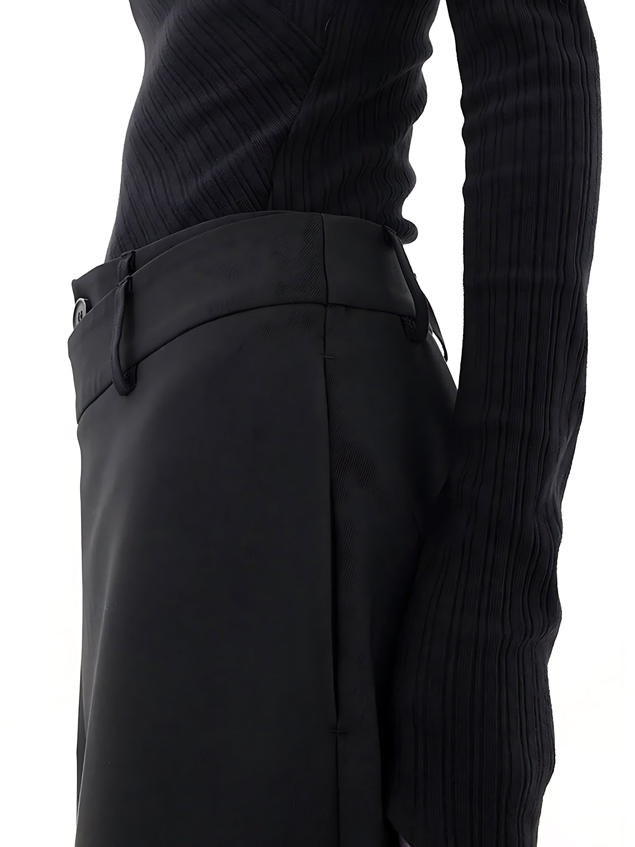 Ellie – Crossover Waist Wide Leg Pants