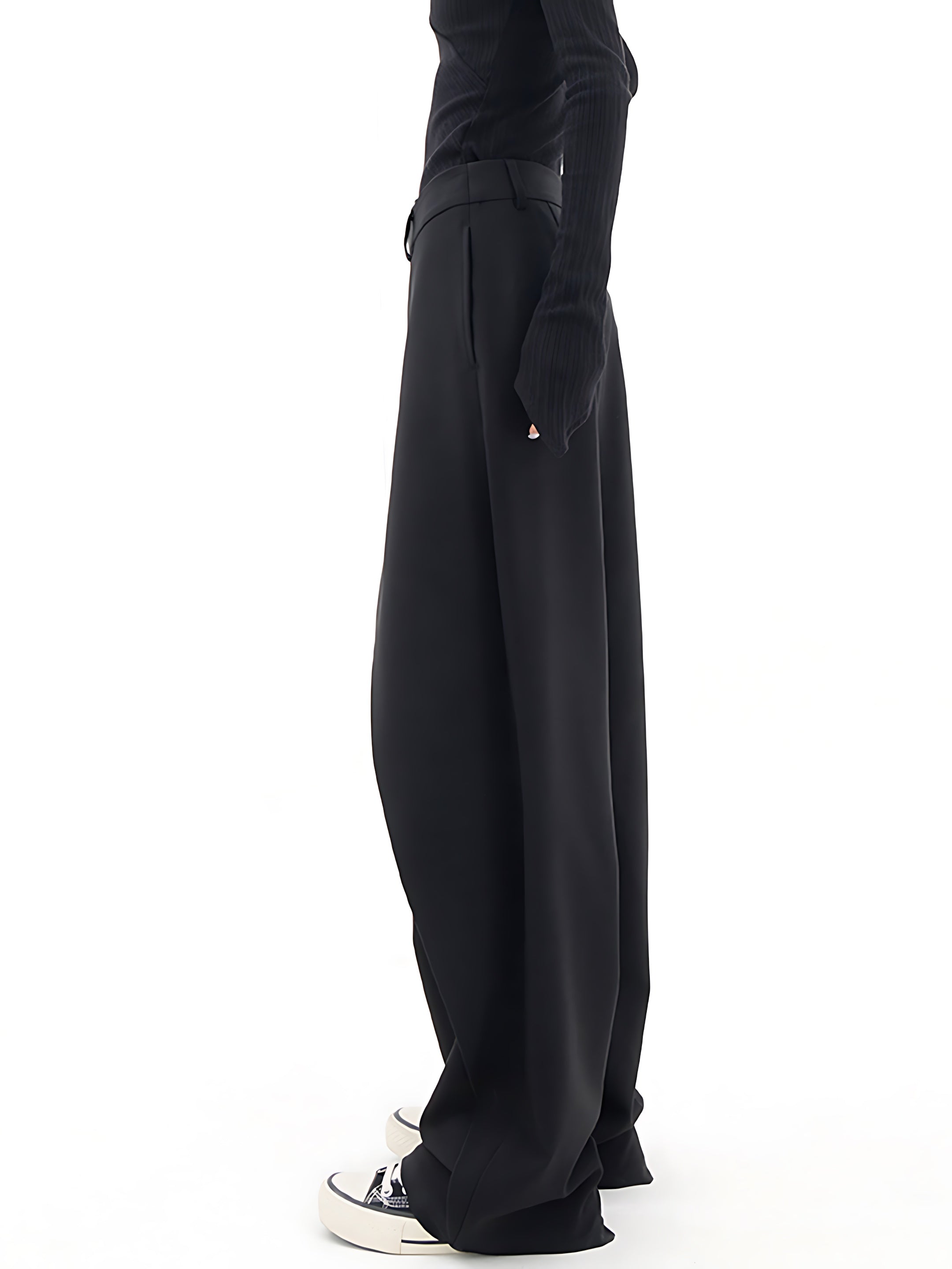 Ellie – Crossover Waist Wide Leg Pants