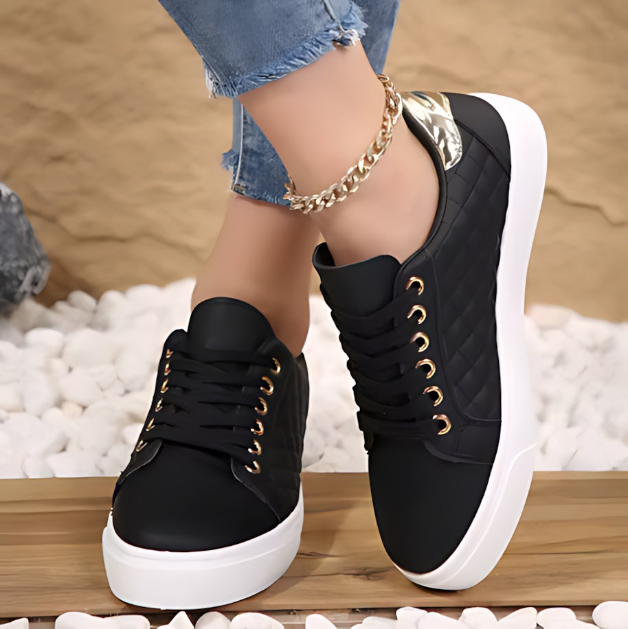 Emilia – Platform Lace Up Low Top Sneakers