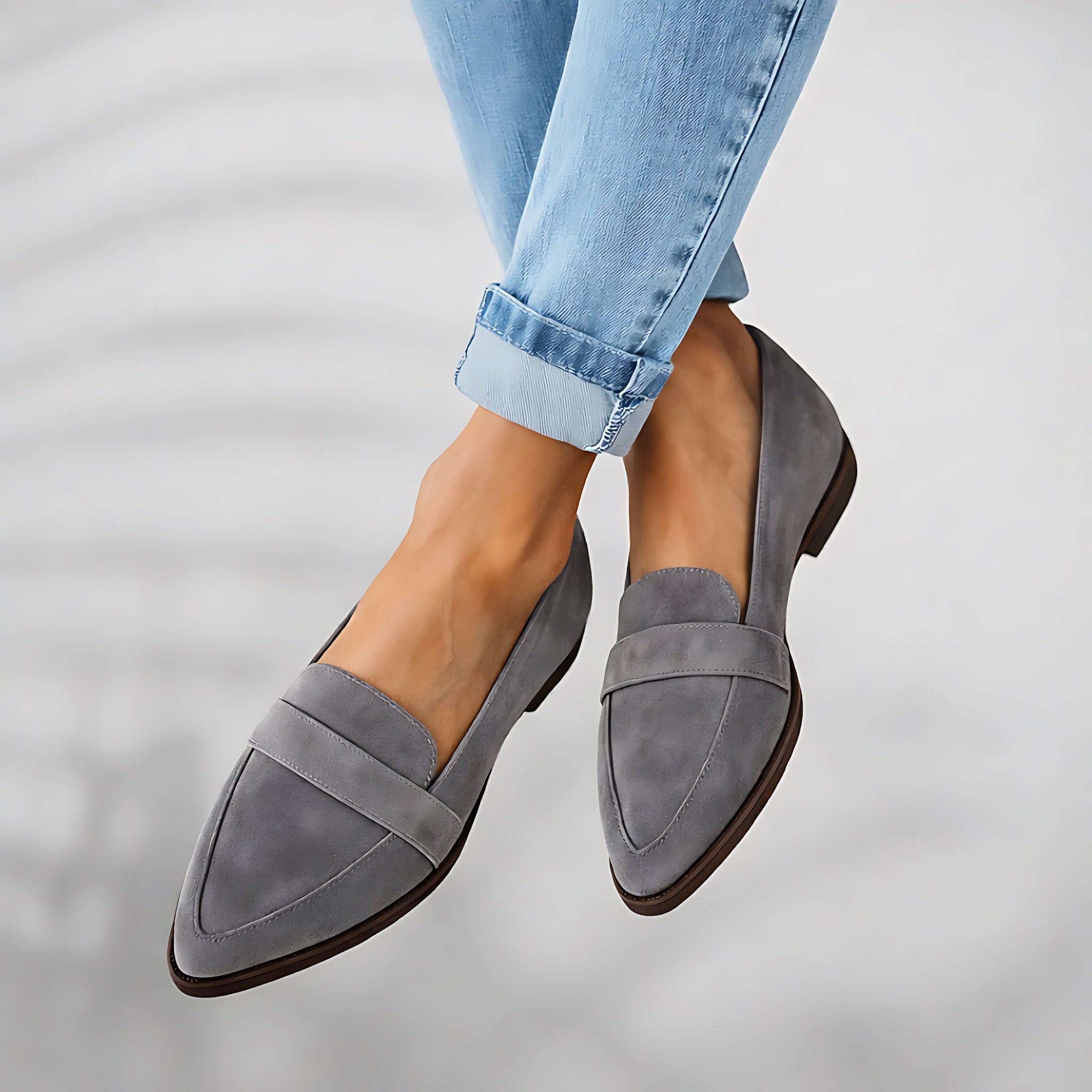 Emilia – Pointed Toe Penny Loafers