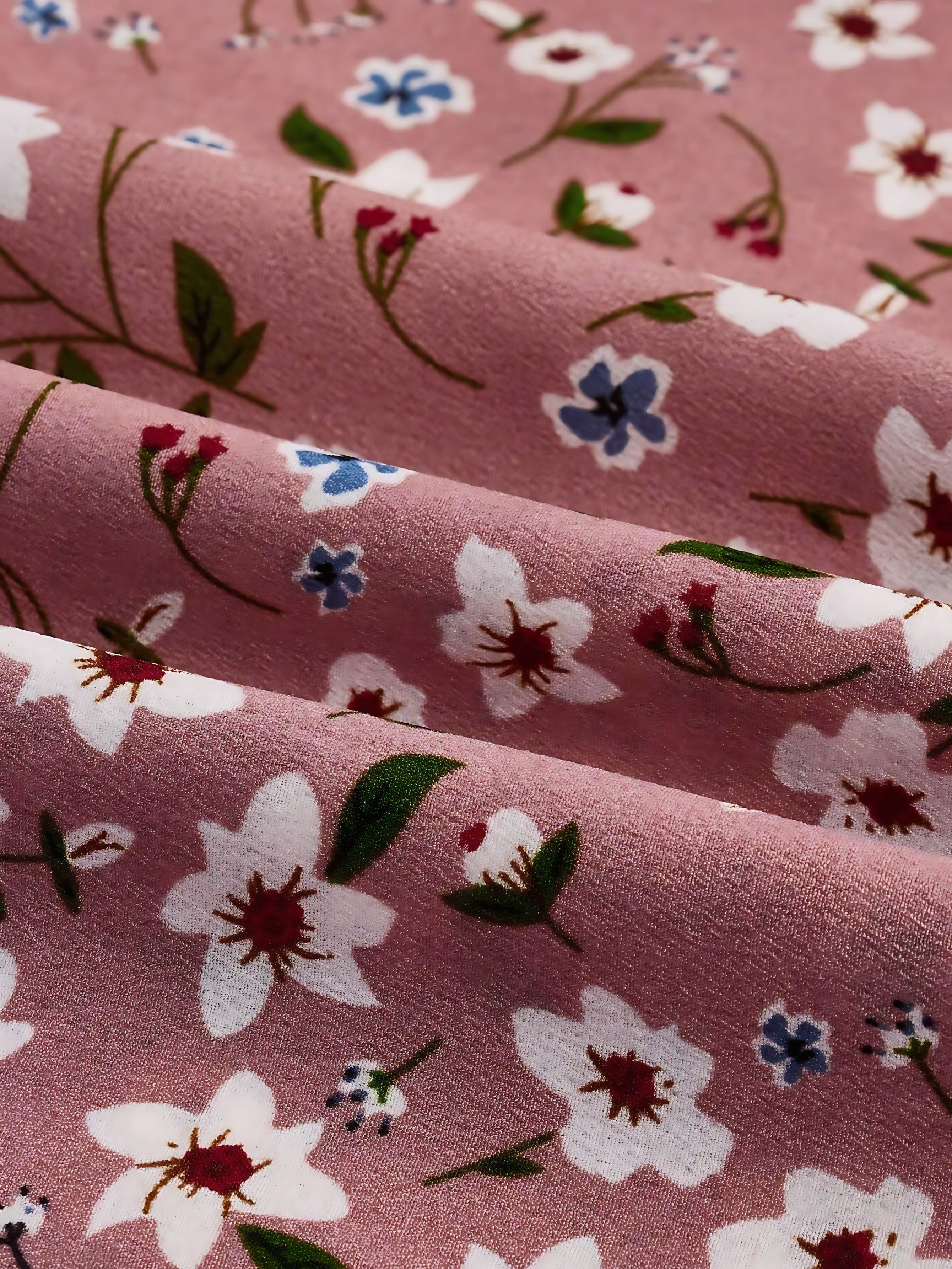Emily – Floral Print Bishop Sleeve V Neck Maxi Dress