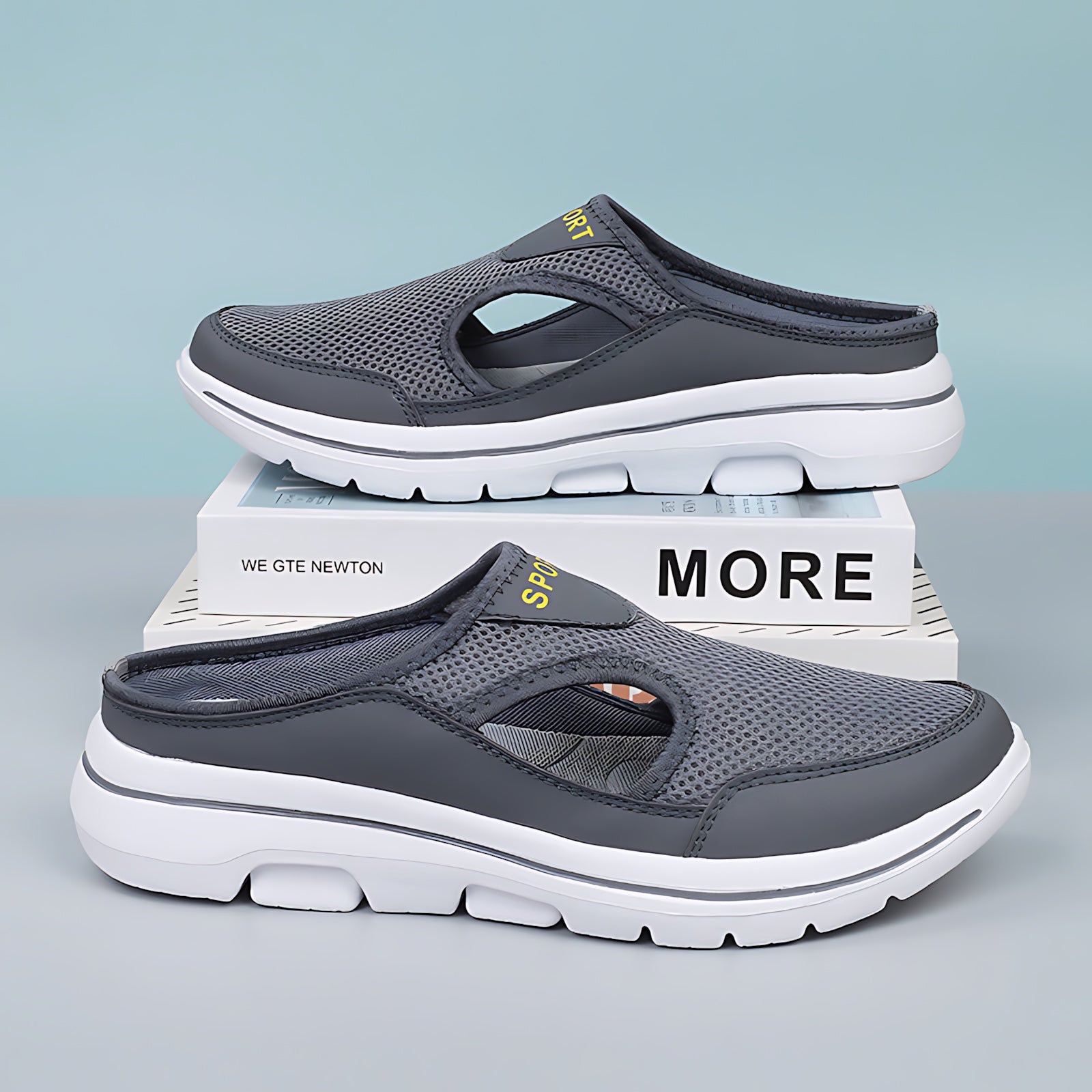 Emily – Mesh Slip On Sneaker Mules